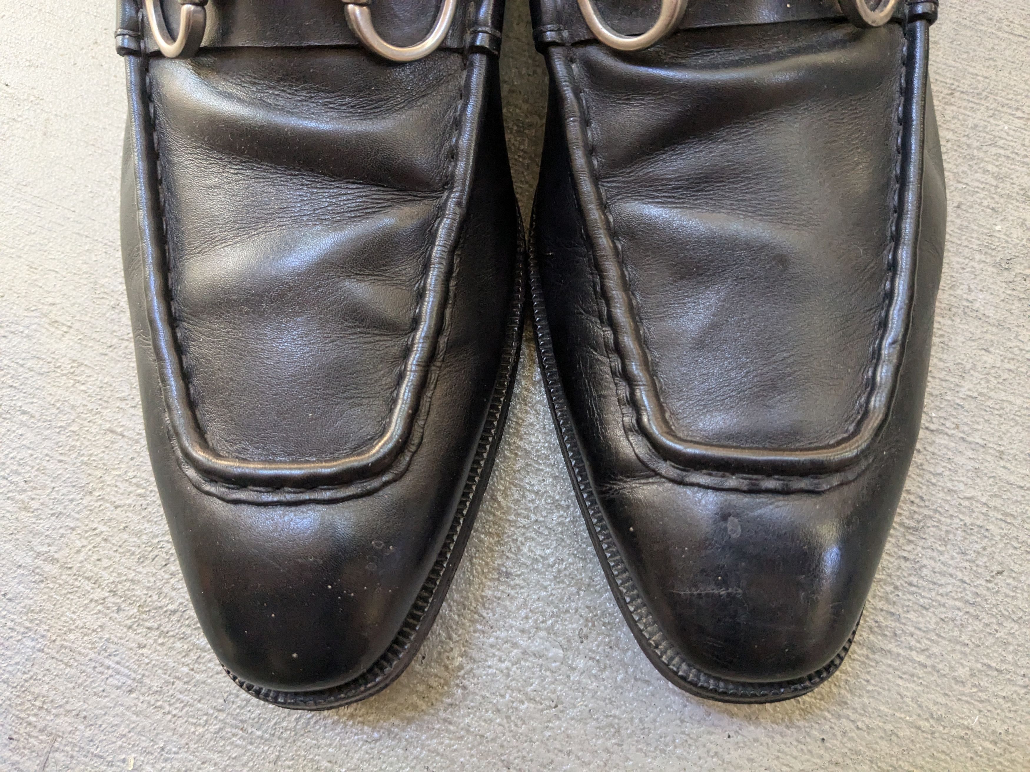 Gucci Gucci Horsebit Loafers Black 10 Slip Ons Buckle Size US 10 / EU 43 - 6 Thumbnail