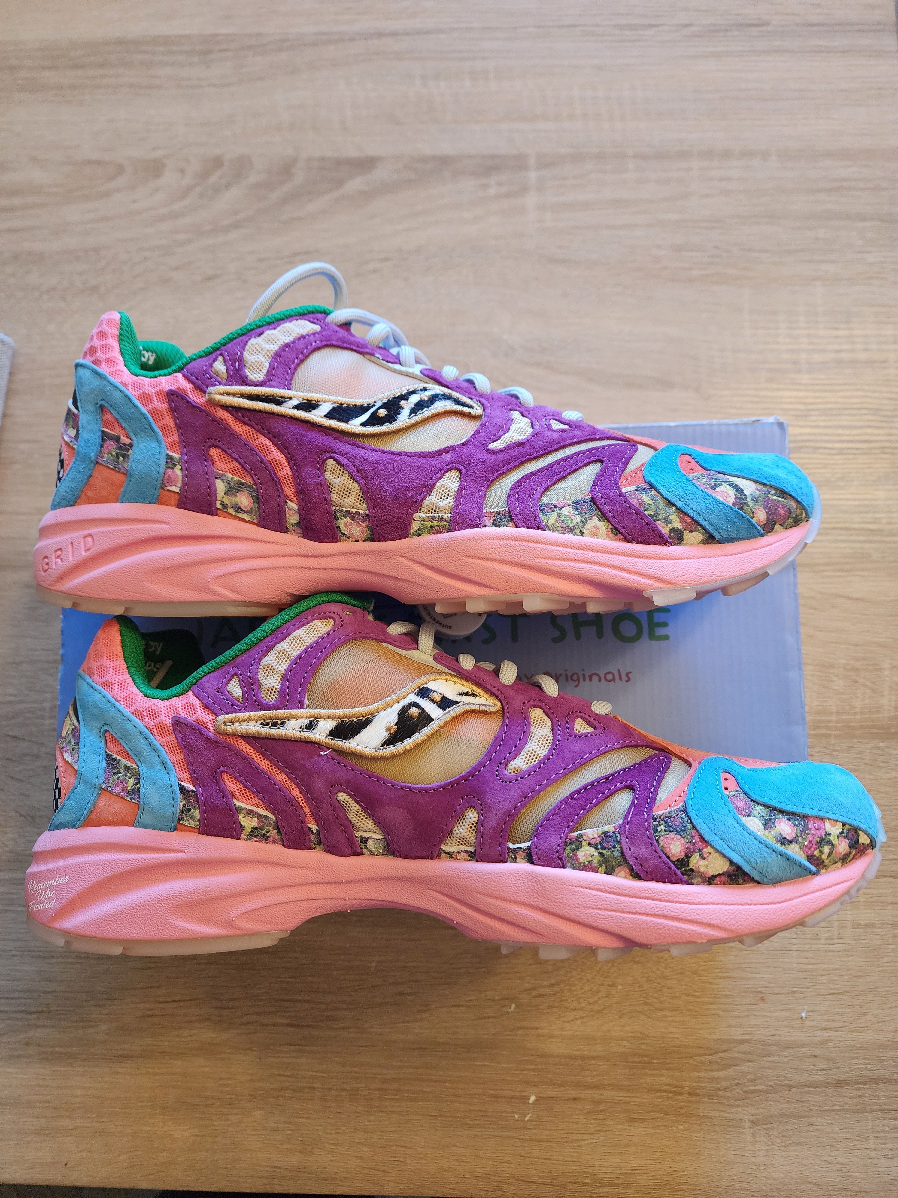 Saucony Saucony Jae Tips Grid Azura 2000 Size US 12 / EU 45 - 2 Thumbnail