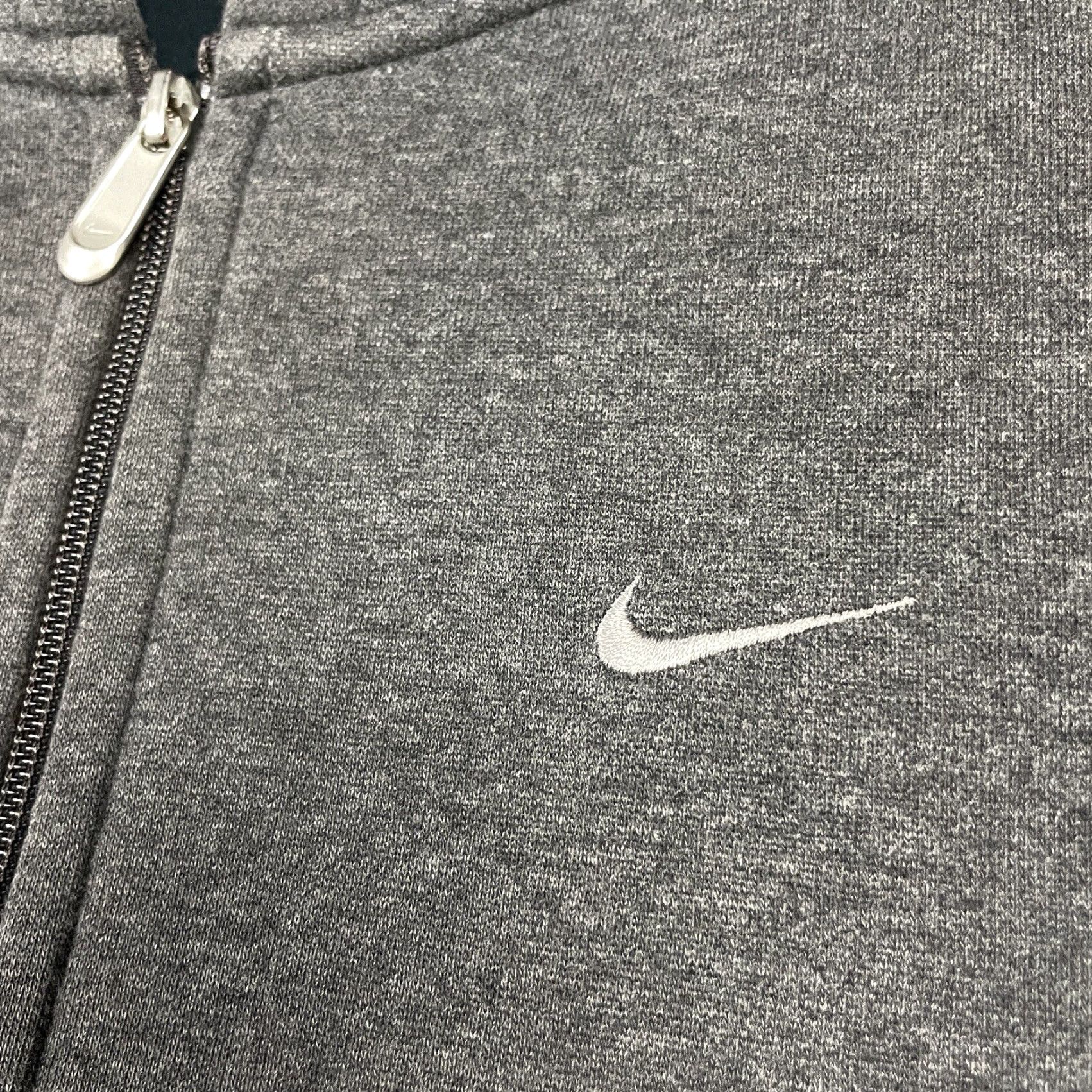 Nike VINTAGE Nike Hoodie Mens L Sweatshirt Swoosh Embroidered Chest Logo Zip Up Graphic Print, Gray, Regular, Pullover, Sports USA Vintage Theme, Men Size US L / EU 52-54 / 3 - 4 Thumbnail