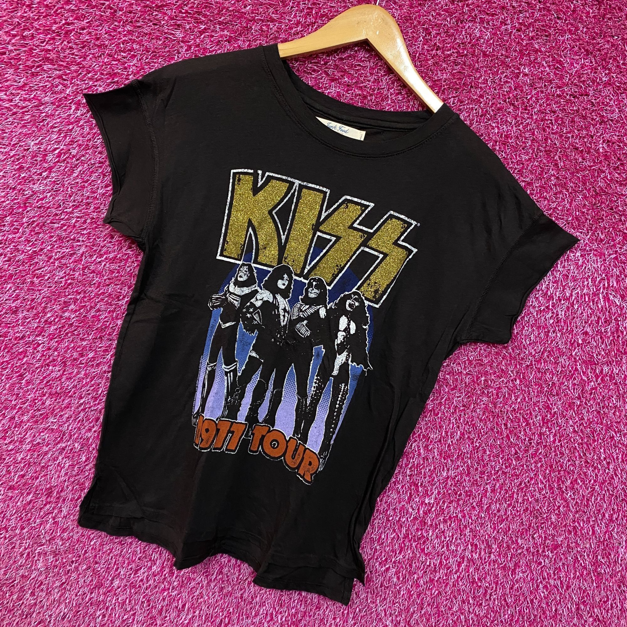 KISS Kiss Pit Tour Rock Women's Tshirt size small Size US S / EU 44-46 / 1 - 3 Thumbnail