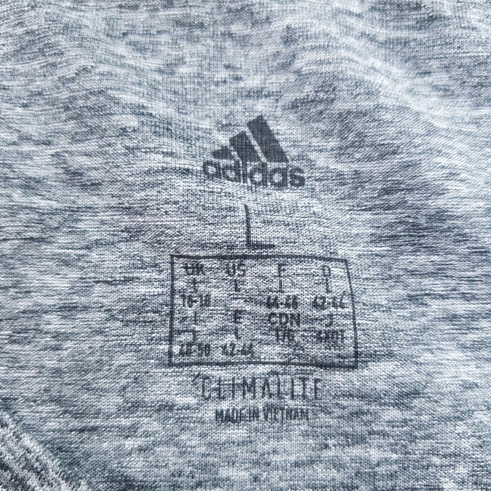 Adidas Adidas Women's Large Gray Short Sleeve Crew Neck Stretch T-Shirt Climalite Size L / US 10 / IT 46 - 5 Thumbnail