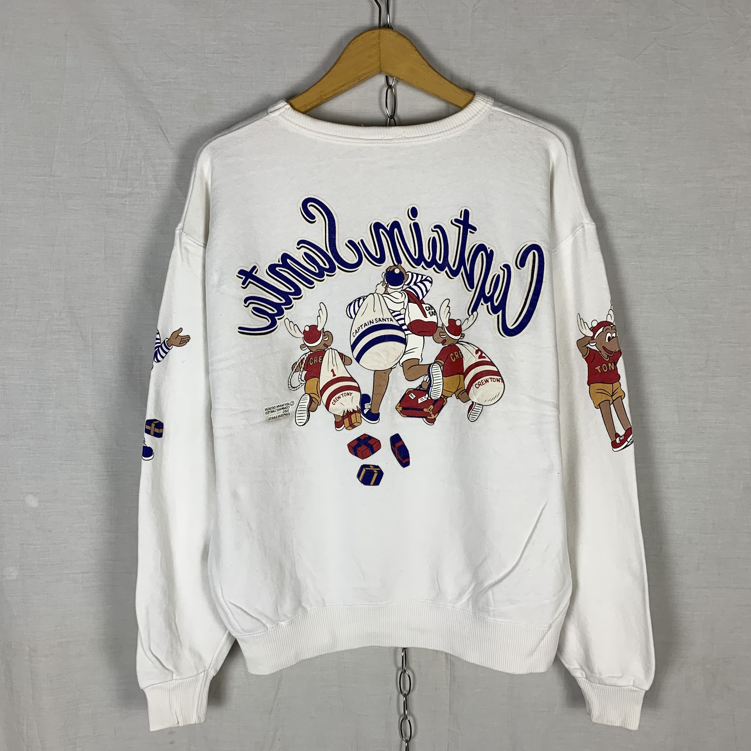 Cartoon Network Vintage Captain Santa Sweatshirt Crewneck Size US M / EU 48-50 / 2 - 2 Thumbnail