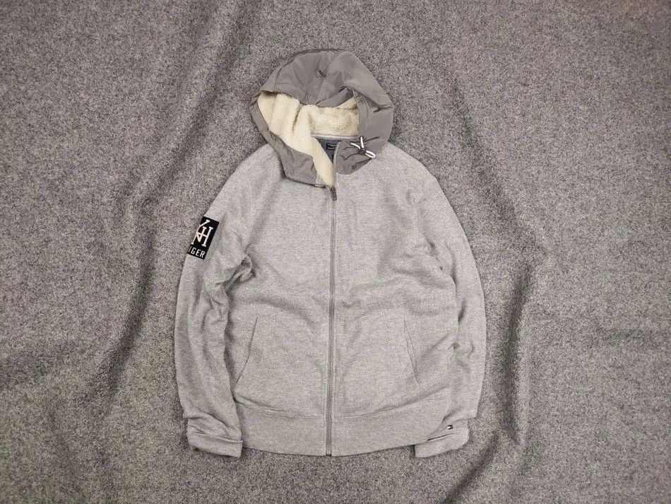 Tommy Hilfiger Tommy Hilfiger Padded with Zip Hoodie Gray Jacket Size US L / EU 52-54 / 3 - 1 Thumbnail