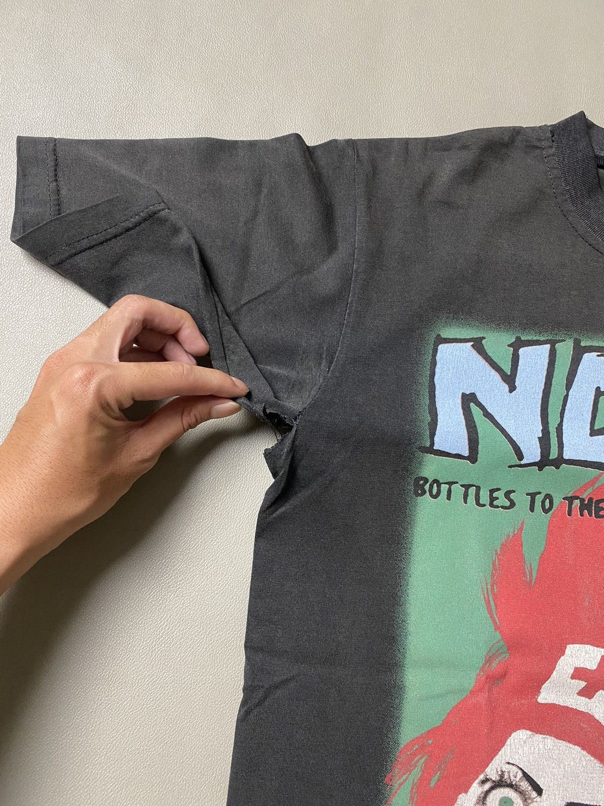 Band Tees × Vintage RARE Vintage Nofx Bottles To The Ground Tshirt Size US L / EU 52-54 / 3 - 6 Thumbnail