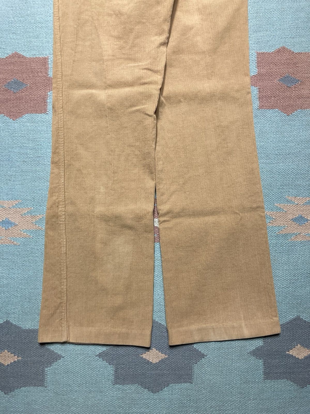 Vintage 70s bell bottom flare pants corduroy changing scene 26x31 Size 26" / US 2 / IT 38 - 2 Thumbnail