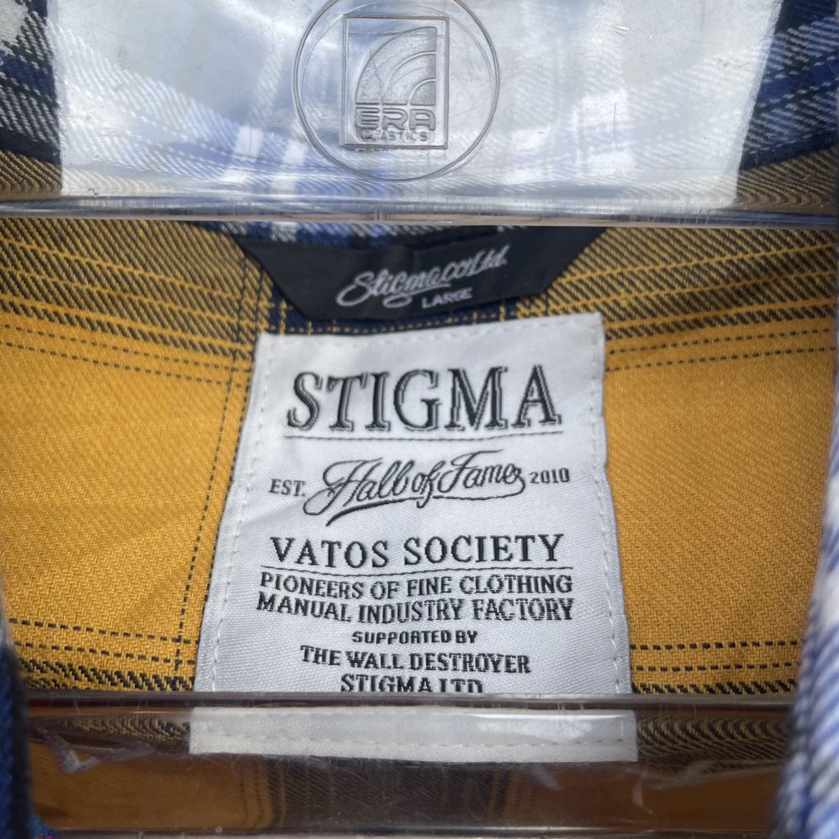 If Six Was Nine Stigma LTD Vatos Society Multicolor Flannel Needles Style Size US L / EU 52-54 / 3 - 12 Thumbnail