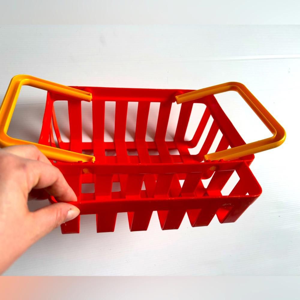 Designer Vintage 1989 Fisher Price Fun Food Grocery Shopping Basket Size ONE SIZE - 1 Thumbnail