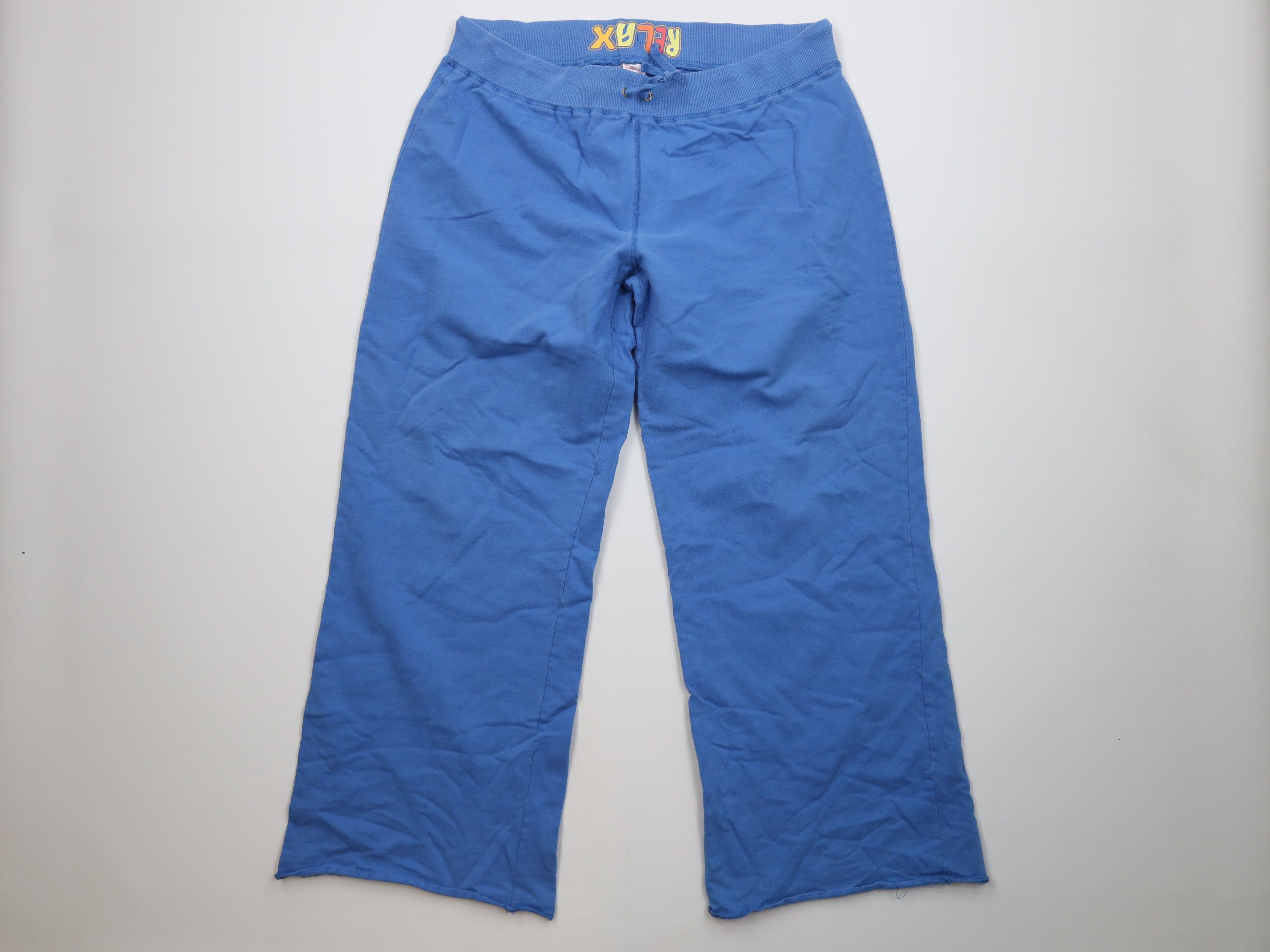 Vintage Vintage Y2K Babydoll Streetwear Wide Leg Sweatpants Pants Size 36" / US 14 / IT 50 - 1 Thumbnail