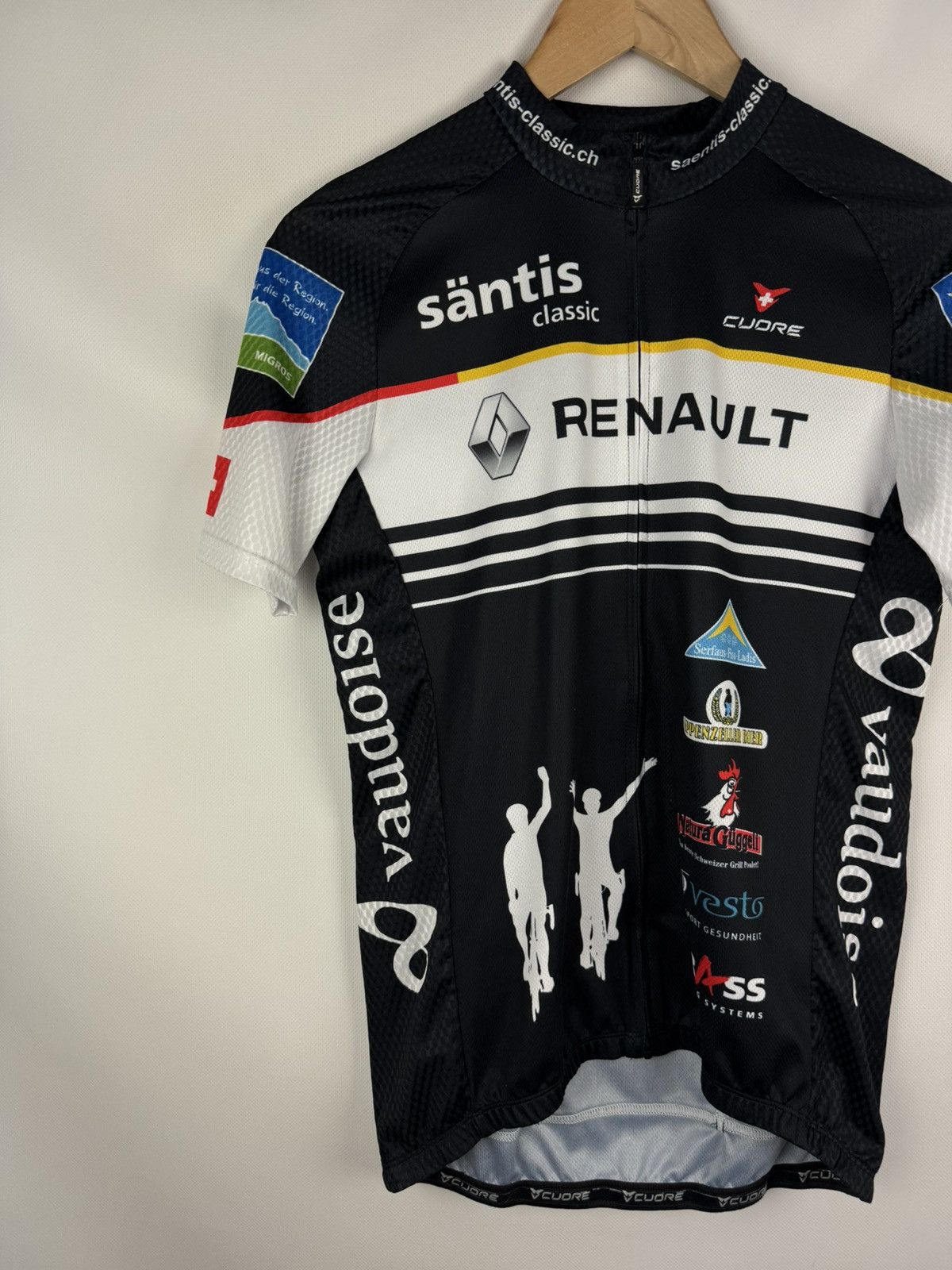 Other Cudre Santis Classic Renault Full Zip Cycling Jersey Shirt Size US M / EU 48-50 / 2 - 2 Thumbnail