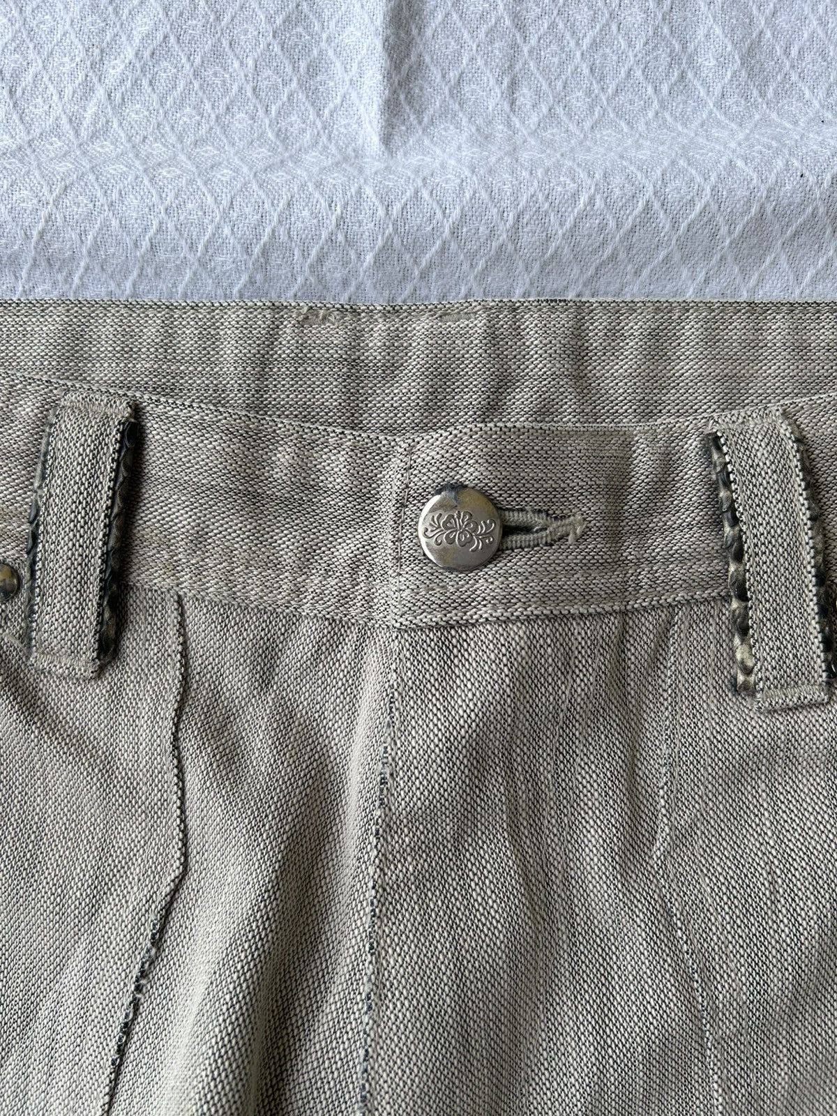 Japanese Brand Taka iq bottom casual pant with snake skin Size US 32 / EU 48 - 7 Thumbnail