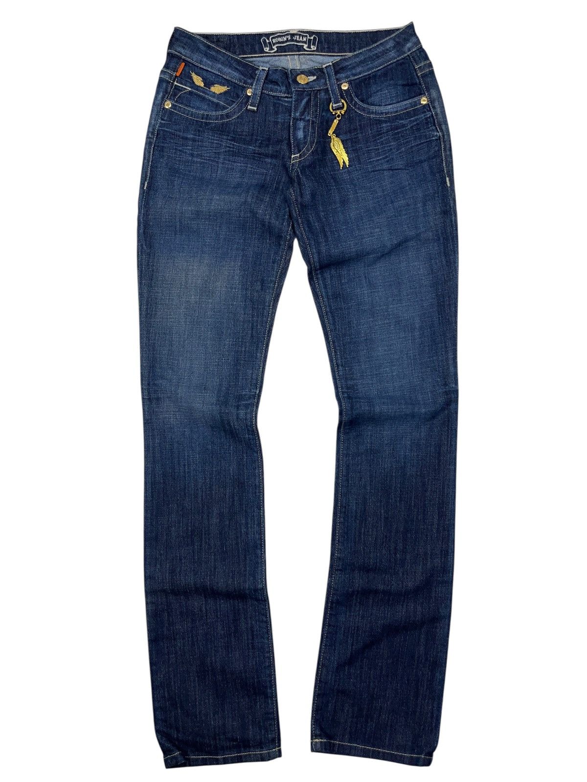 Robins Jeans Vintage y2k Robin’s Jean Low Rise Embroidered Jeans Size 26 Size 26" / US 2 / IT 38 - 1 Thumbnail