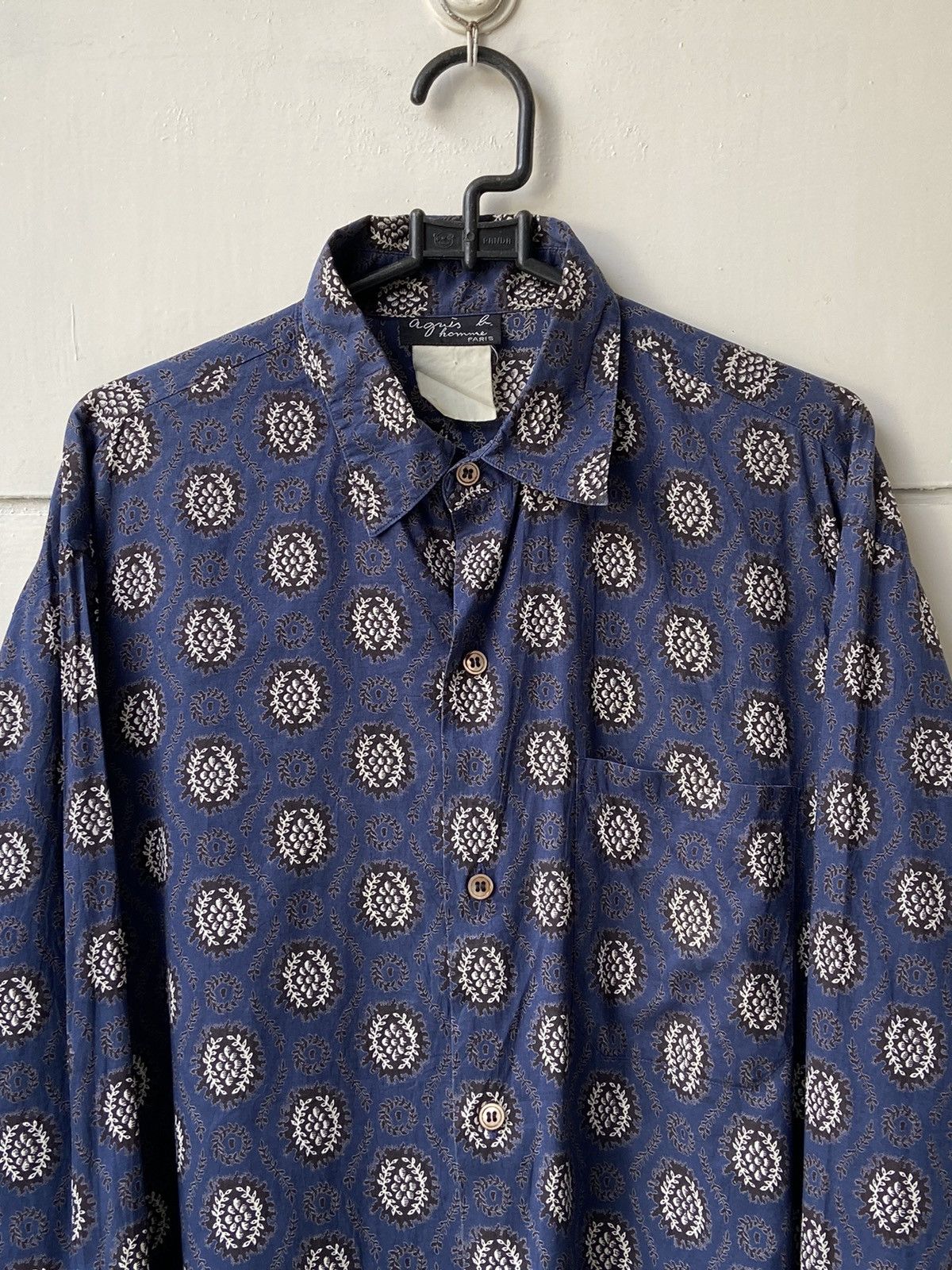 agnes b. AGNES B. HOMME Motive Shirt Size US S / EU 44-46 / 1 - 3 Thumbnail