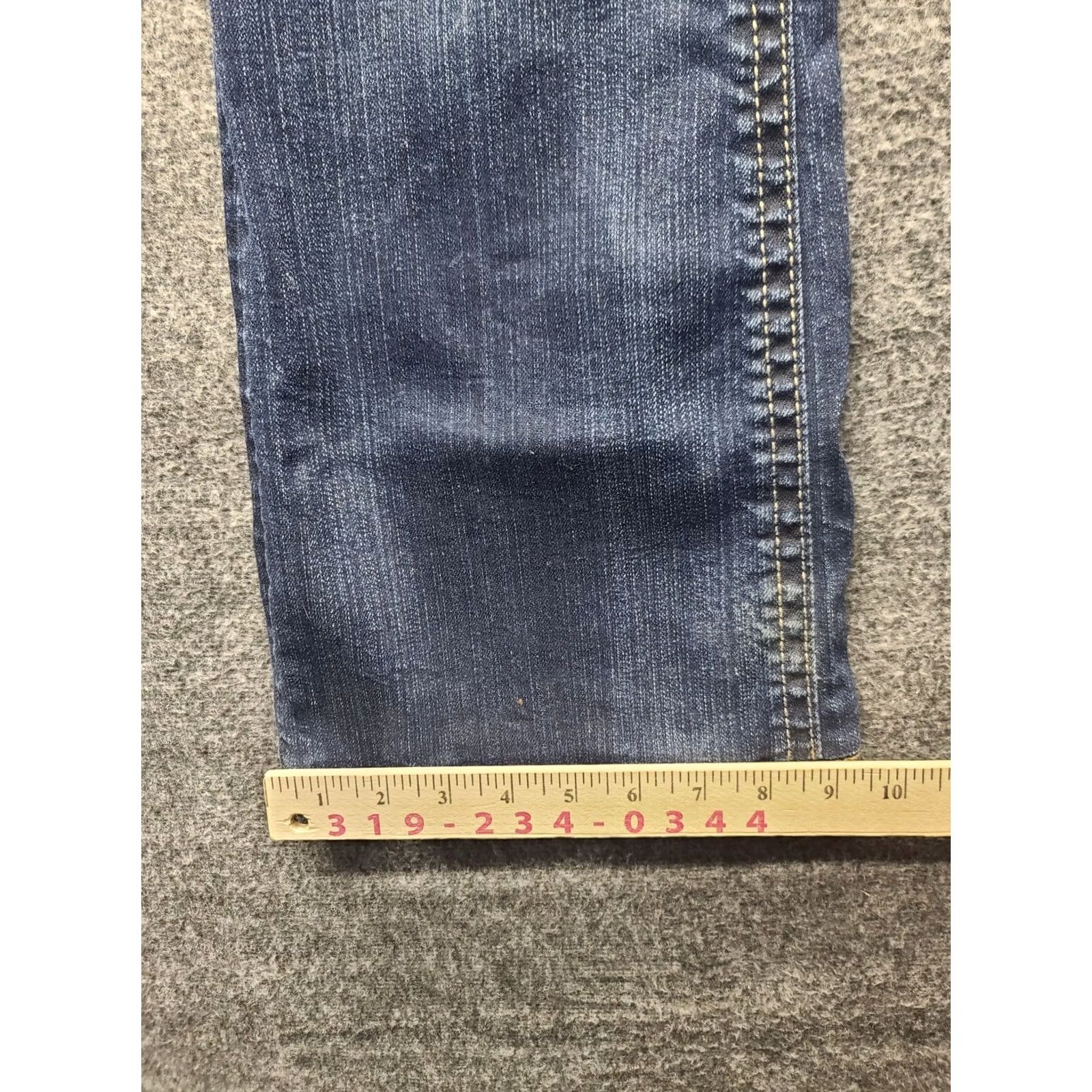 Vintage MEK DNM Jeans Womens 30x31 Bootcut Stretch Denim Slim 5-Pocket Blue By USA Buckle Bke Vintage? No. Size 30" / US 8 / IT 44 - 7 Thumbnail