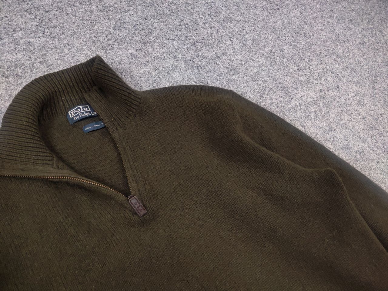 Polo Ralph Lauren Vintage 90's Polo Ralph Lauren wool half zip Knit Sweater Size US L / EU 52-54 / 3 - 5 Thumbnail