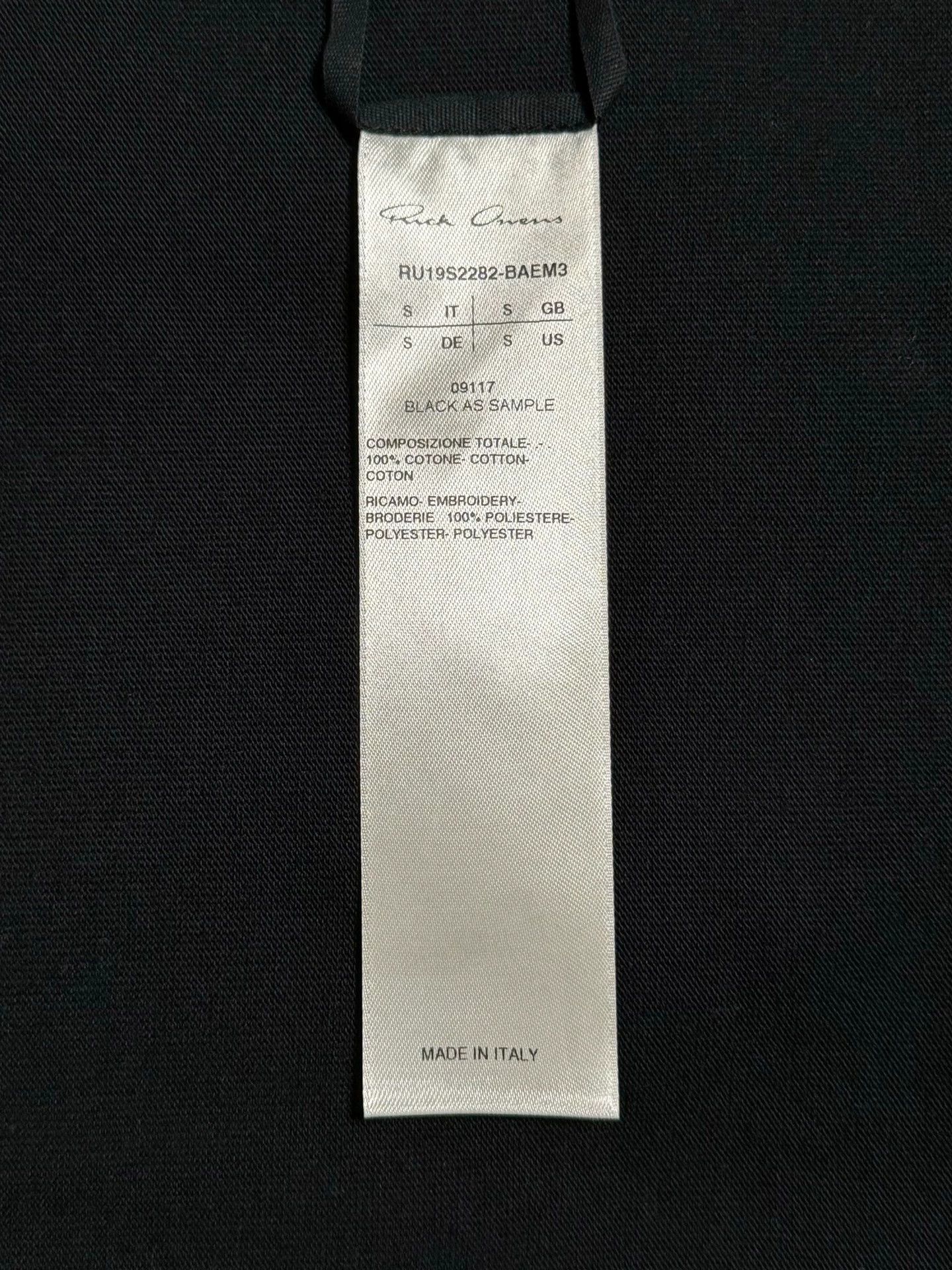 Rick Owens RO Geo Ray Embroidery Heavy Oversized 5Sleeve S Size US S / EU 44-46 / 1 - 3 Thumbnail