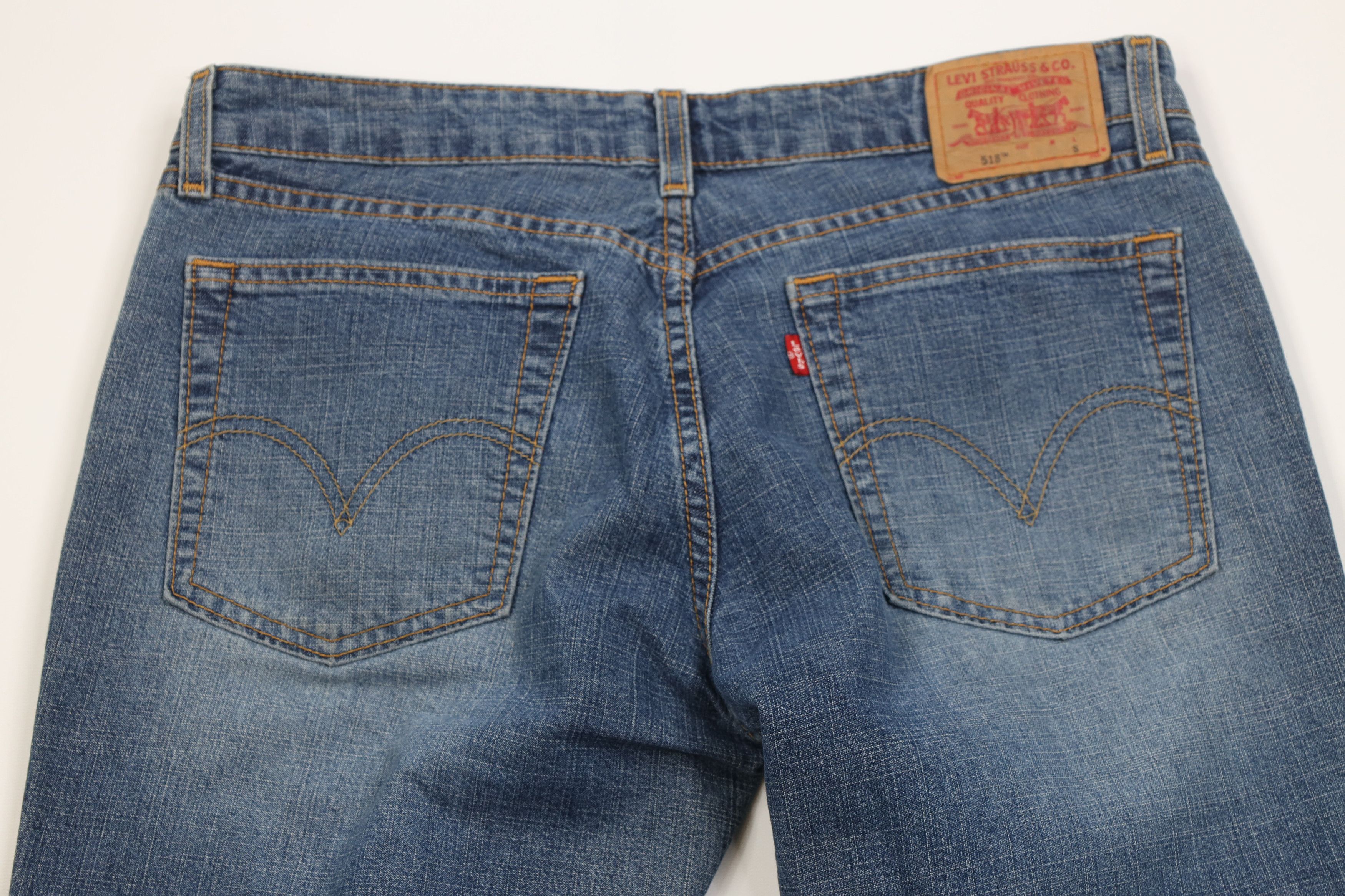 Levi's Vintage Y2K 2003 Levis Superlow Stretch Flared Bootcut Jeans Size 32" / US 10 / IT 46 - 10 Thumbnail