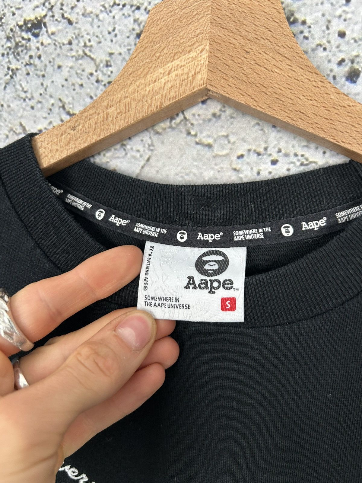 Aape Aape Japanese Graphic Tee Rap Skate Vintage Streetwear Size US S / EU 44-46 / 1 - 7 Thumbnail