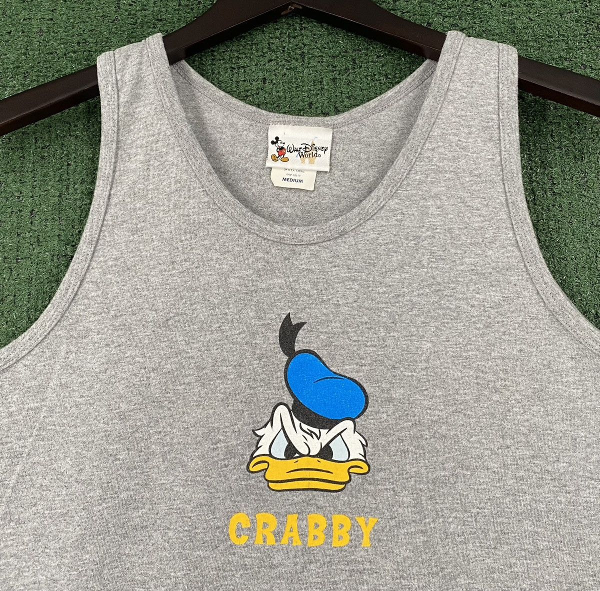 Disney VTG 90’s Walt Disney Donald Duck Crabby Yet Loveable Tank Size US M / EU 48-50 / 2 - 2 Thumbnail