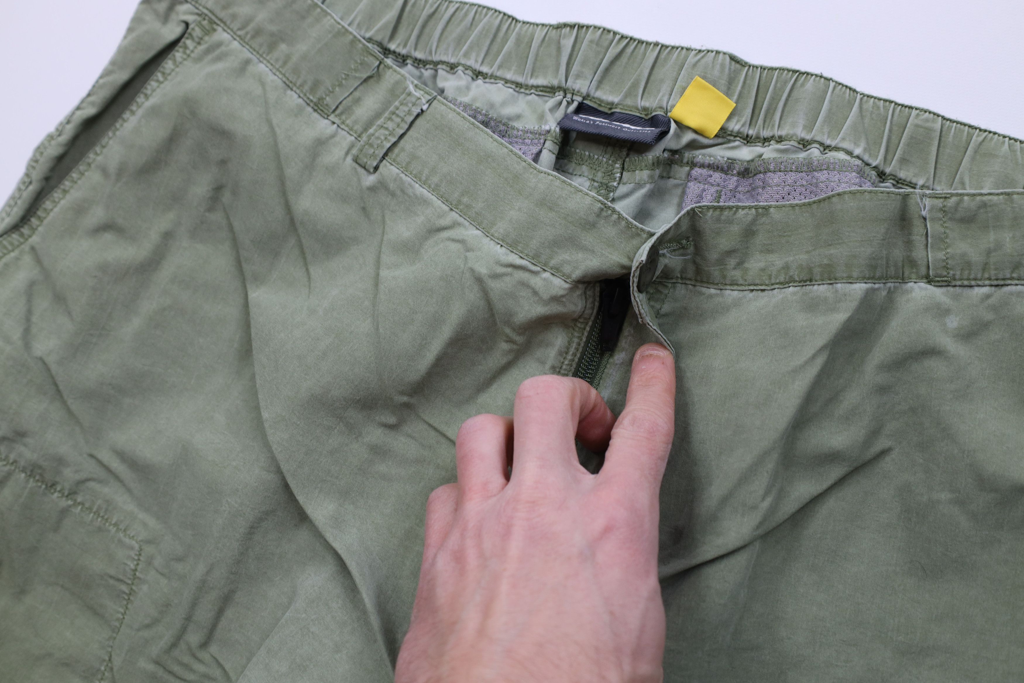 Cabelas Vintage Y2K Cabelas Stonewash Wide Leg Cargo Pants Green Size US 42 / EU 58 - 7 Thumbnail