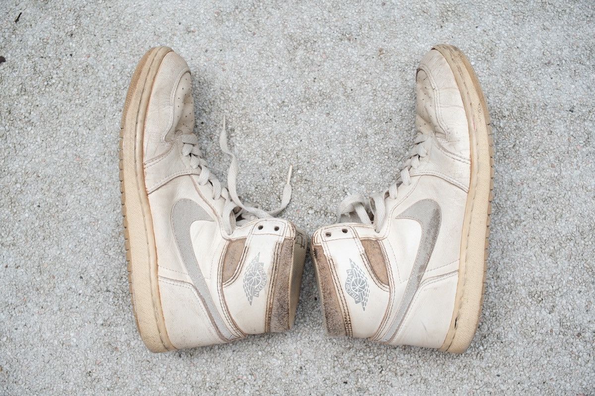 Nike OG 1985 Natural Grey Air Jordan 1 size US9.5 Size US 9.5 / EU 42-43 - 9 Thumbnail