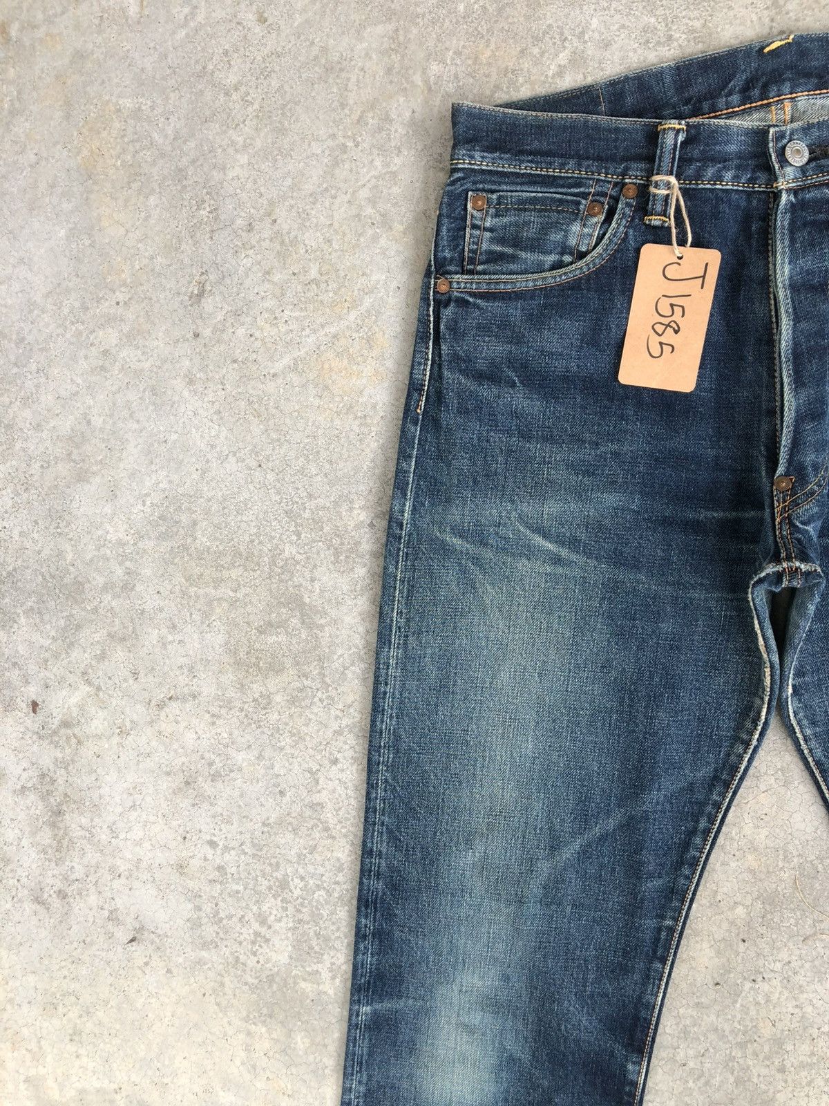 Evisu Vintage Evisu No 2 Distressed Jeans Selvedge Denim Size US 32 / EU 48 - 4 Thumbnail