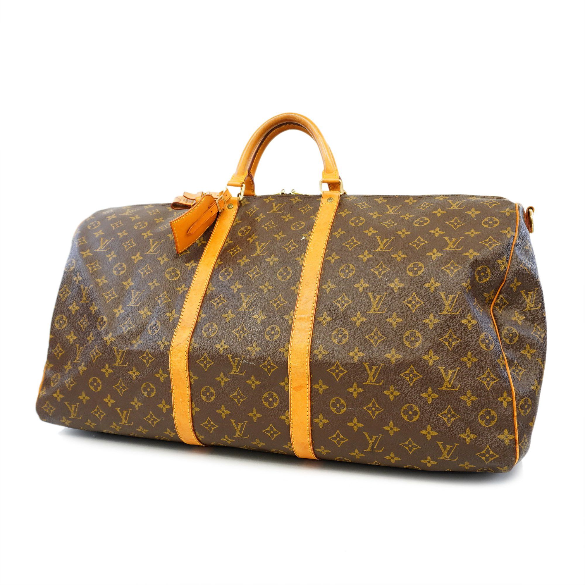 LOUIS VUITTON Keepall Bandouliere 60 Monogram Boston bag PVC Brown M41412