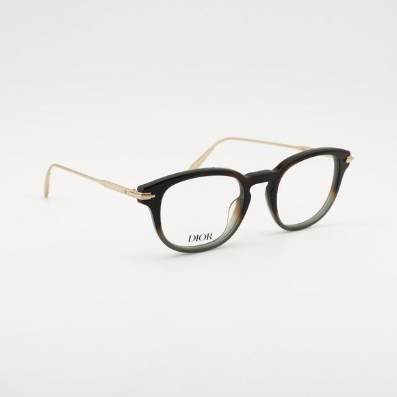Dior Dior DIORBLACKSUITO R2I 2200 Eyeglasses Havana/Gold 49mm Size ONE SIZE - 7 Thumbnail