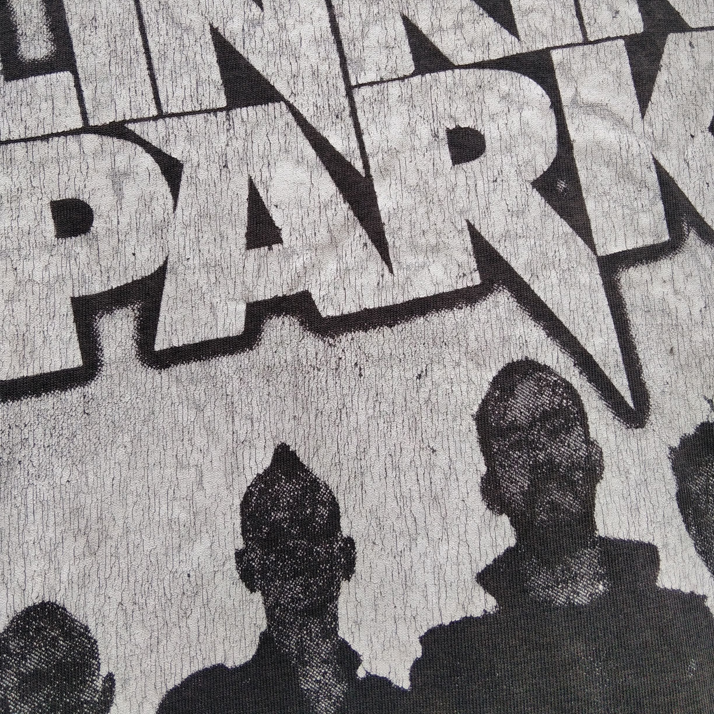 Band Tees Vintage 00s LINKIN PARK Natural Sun Faded Black T-Shirt Size US L / EU 52-54 / 3 - 7 Thumbnail