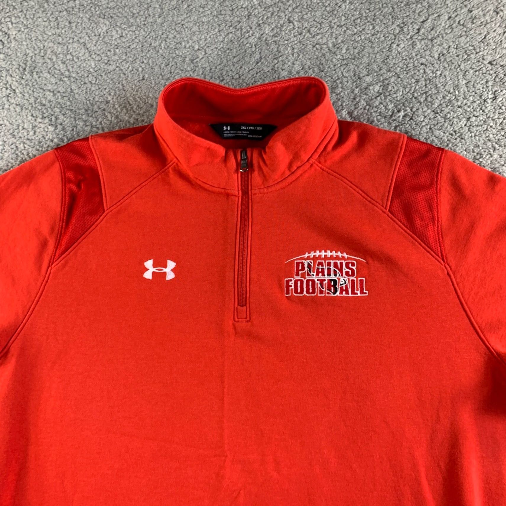 Under Armour Under Armour Sweater Mens 2XL Red ColdGear Zip Pullover Sweatshirt Football Size US XXL / EU 58 / 5 - 4 Thumbnail