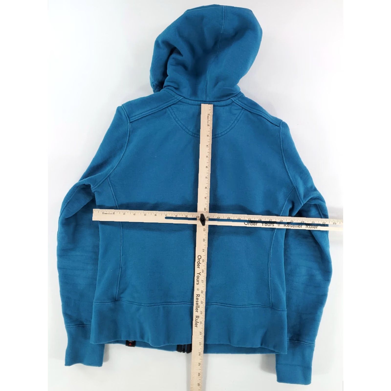 Vintage American Giant Full Zip Hoodie Sweatshirt Jacket Blue Womens M Long Sleeve Blue Regular Size M Womens Hoodie Full Zip Jacket Size M / US 6-8 / IT 42-44 - 5 Thumbnail