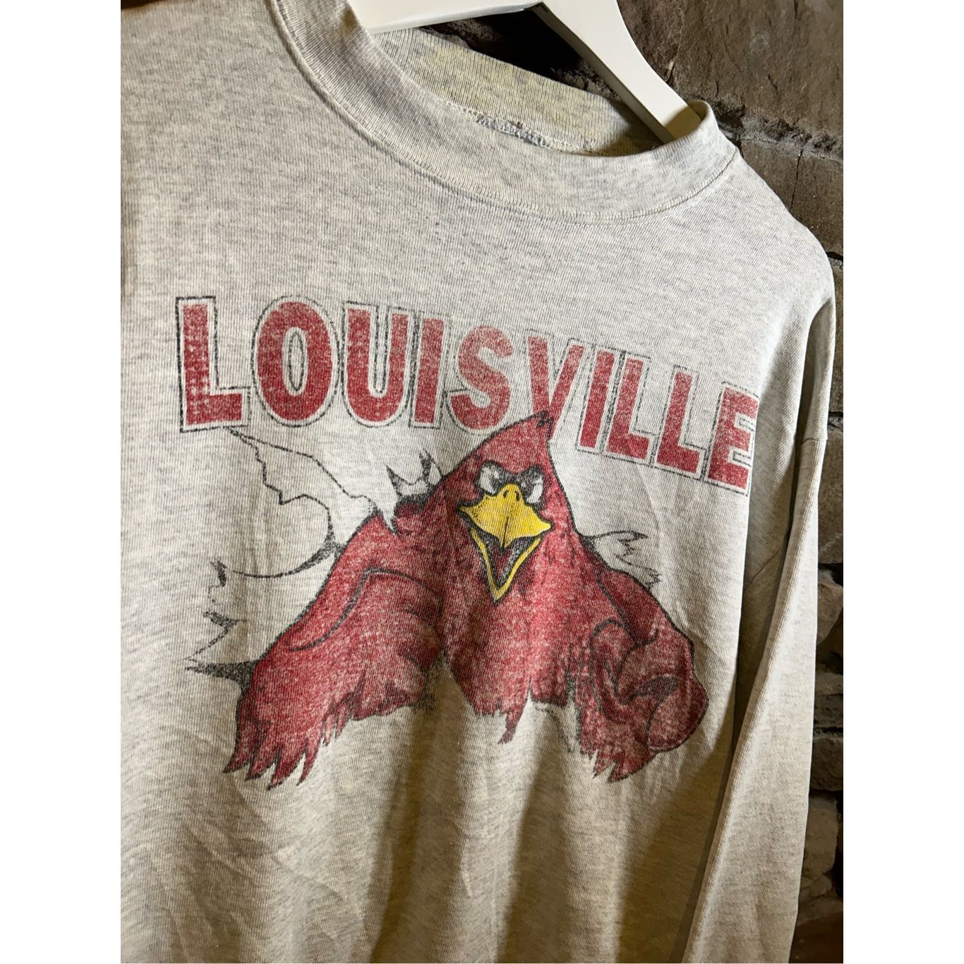 Vintage Vintage 1980s Louisville cardinals sweatshirt Crewneck Breakthrough Fire college Size US XL / EU 56 / 4 - 2 Thumbnail