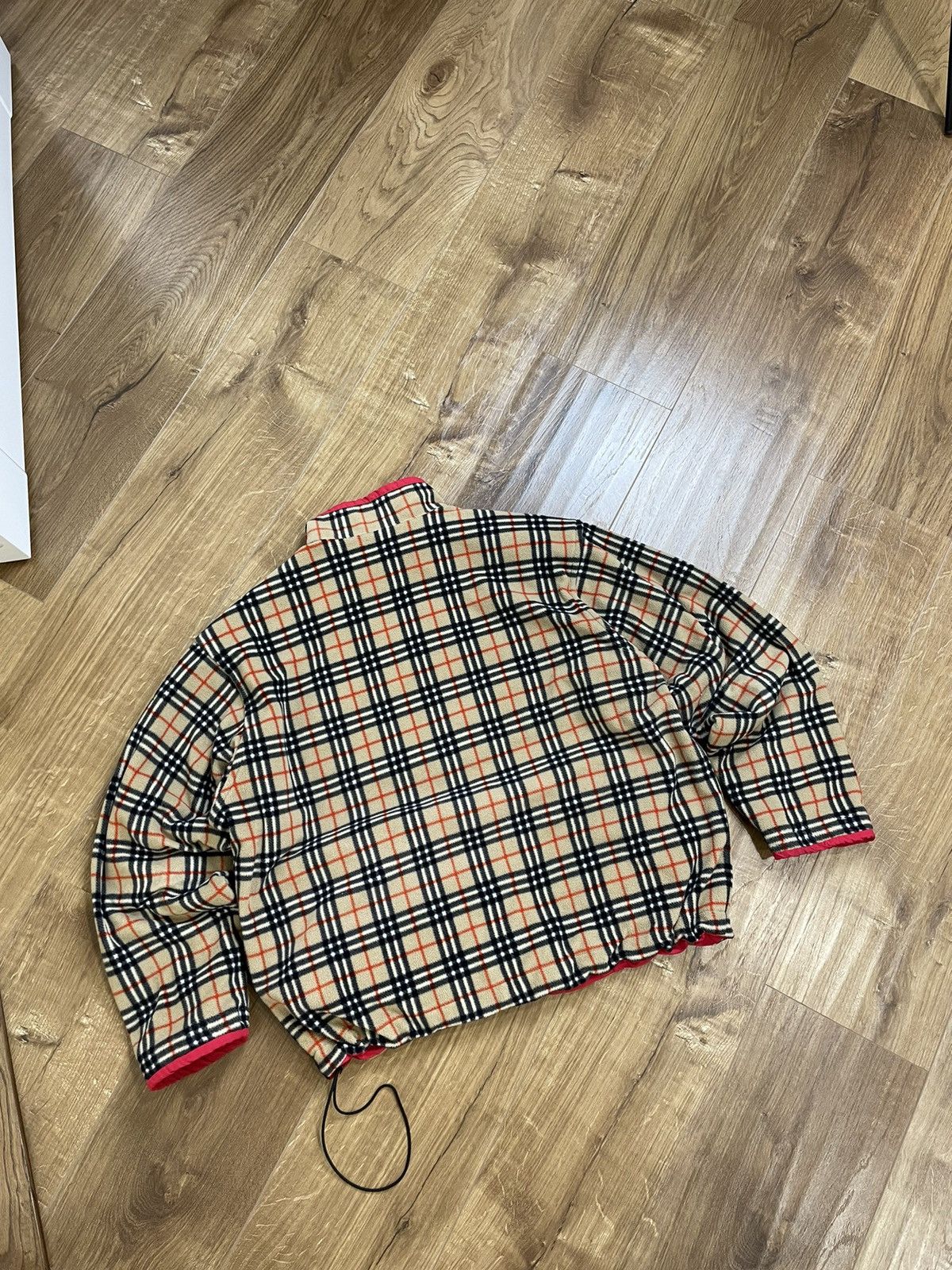 Burberry Vintage 90’s Burberry Nova Check Y2K Style Fleece Bomber Size US S / EU 44-46 / 1 - 14 Thumbnail