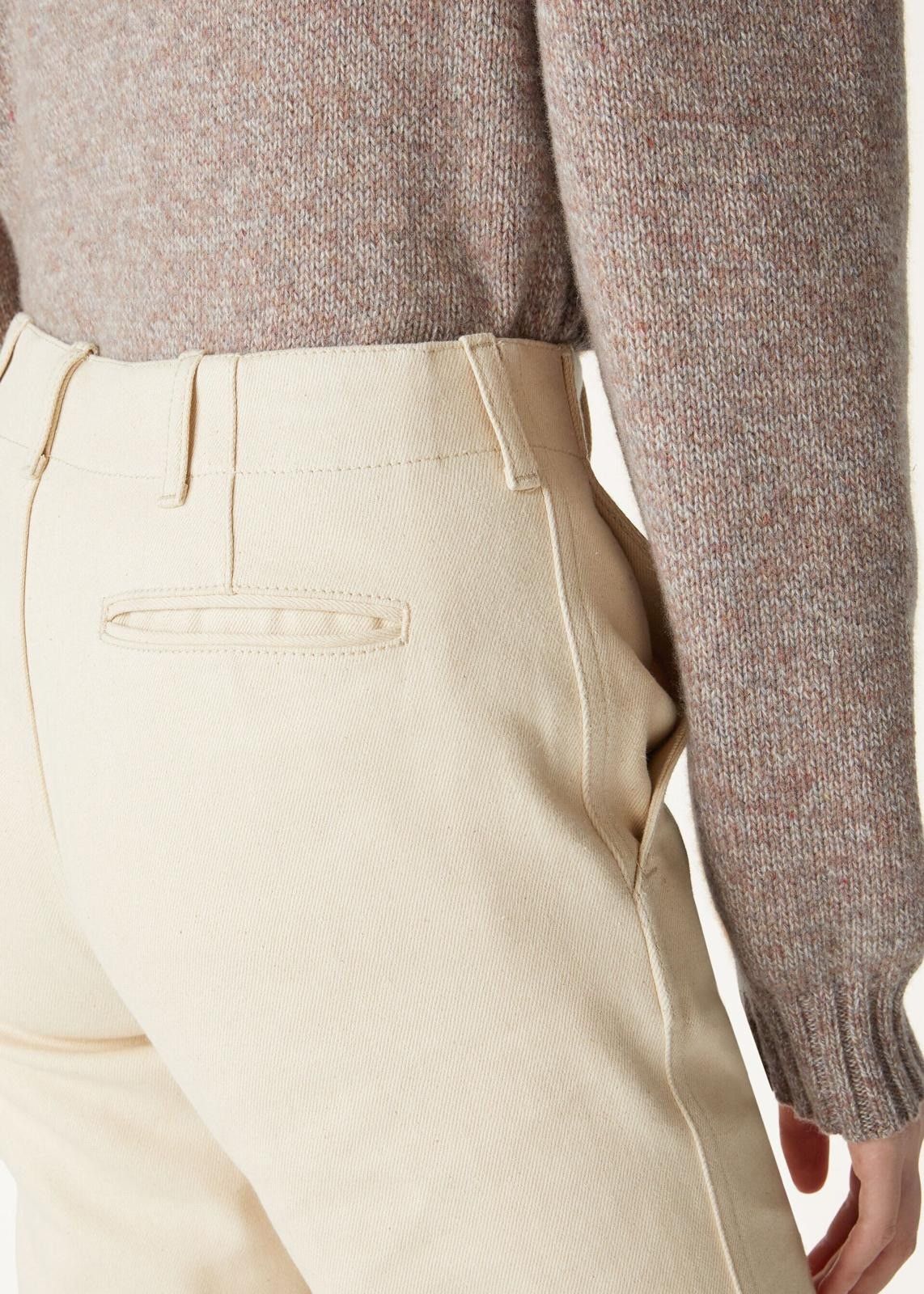 Loro Piana o1srvl11e1125 FAO5679 Jorge Trousers in Light Beige Size 28" / US 6 / IT 42 - 3 Thumbnail