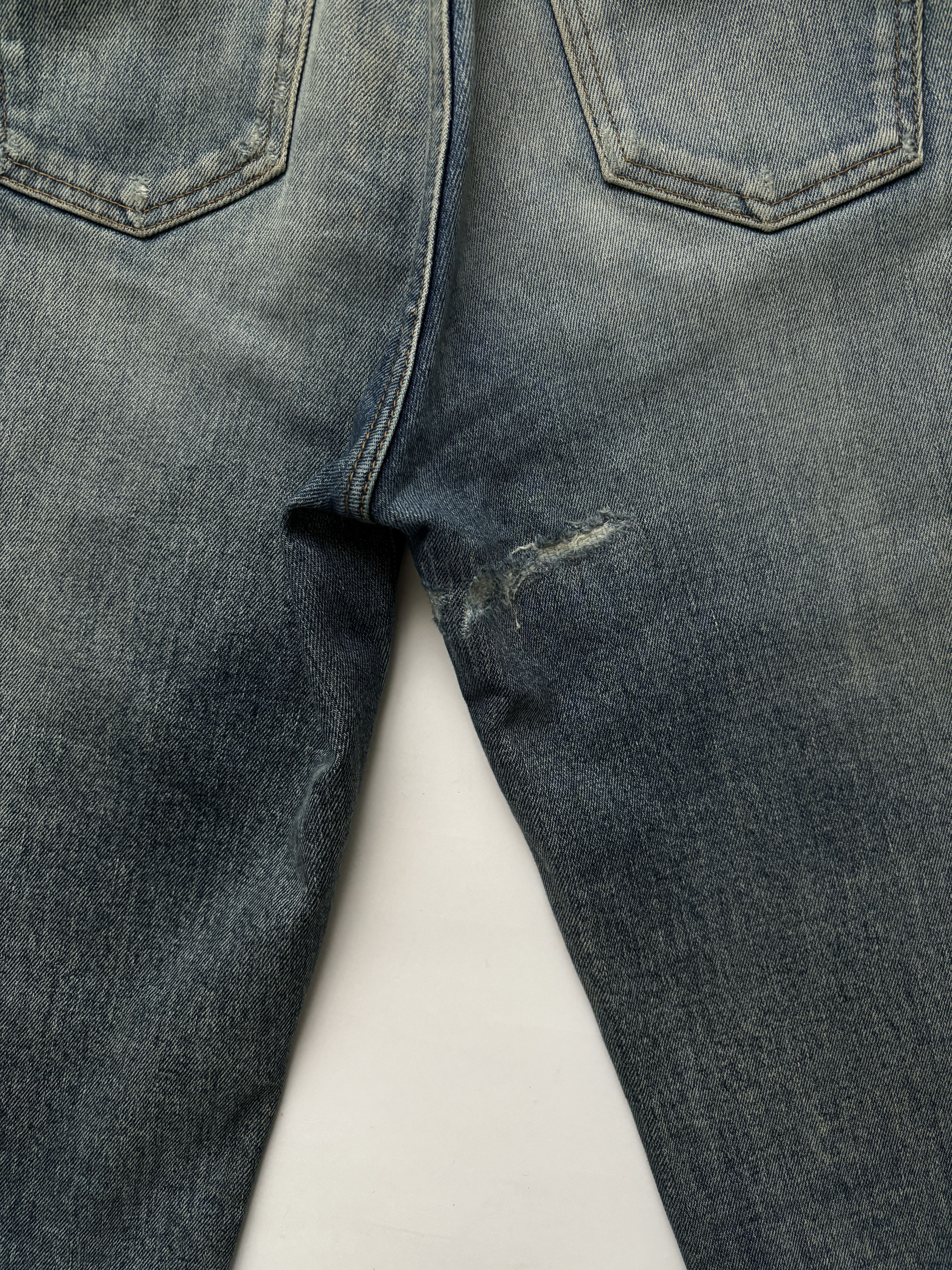 Hedi Slimane × Saint Laurent Paris ⚡️QUICK SALE⚡️2016 Saint Laurent Hedi D04 Blue Denim Jeans Size 30" / US 8 / IT 44 - 6 Thumbnail