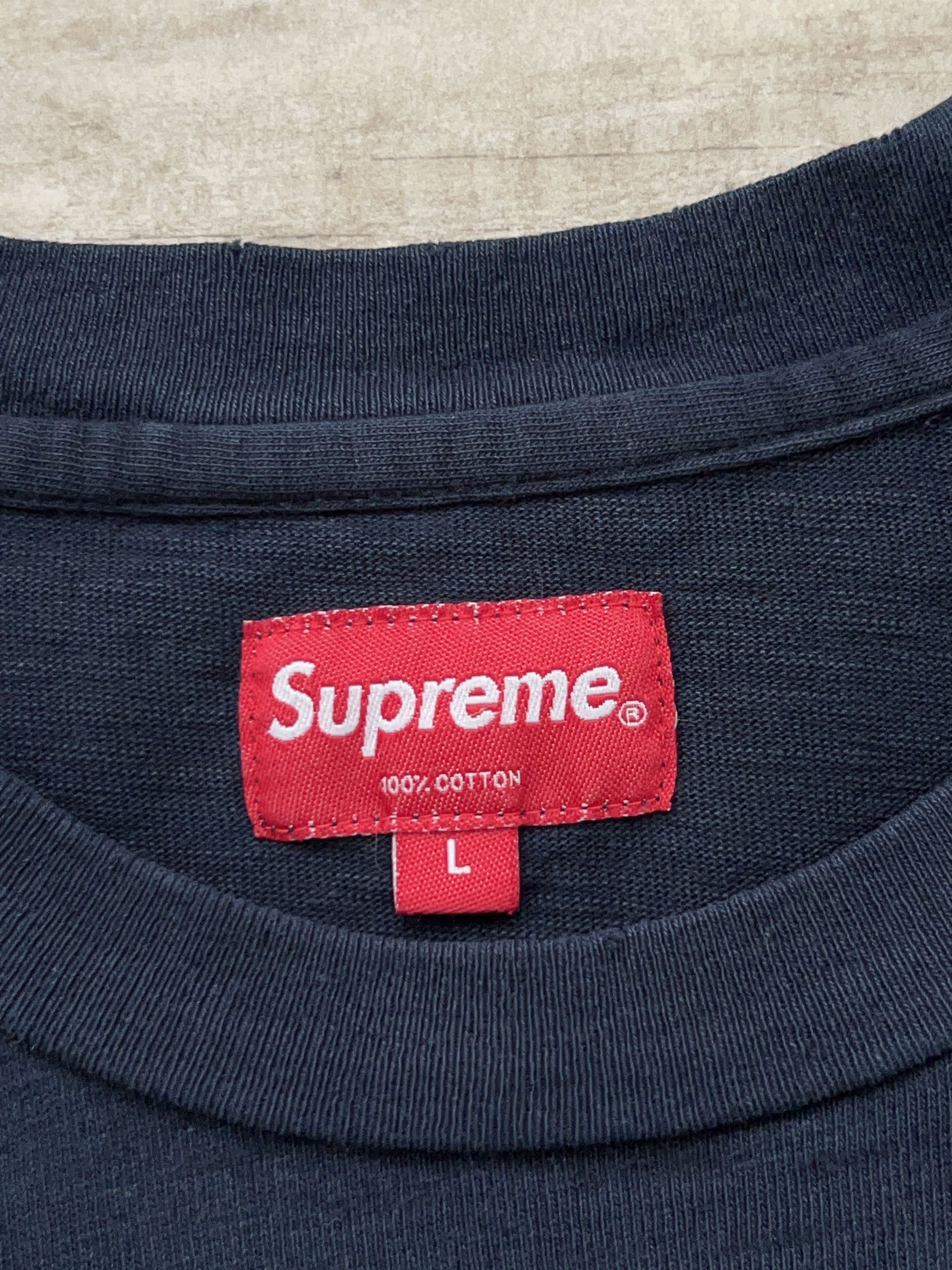 Supreme Supreme Pocket Long Sleeve Shirt Pullover Navy Blue Cotton L Size US M / EU 48-50 / 2 - 3 Thumbnail