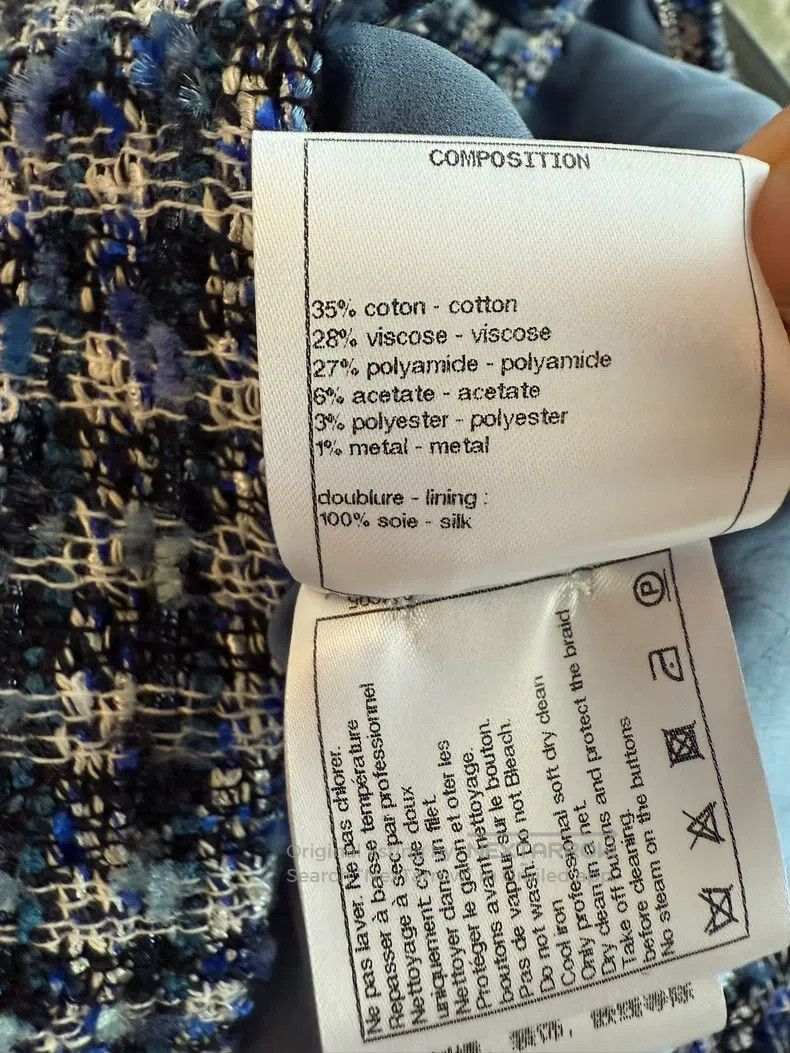 Chanel Chanel 20p blue jacket Size XXS / US 00 / IT 34 - 6 Thumbnail