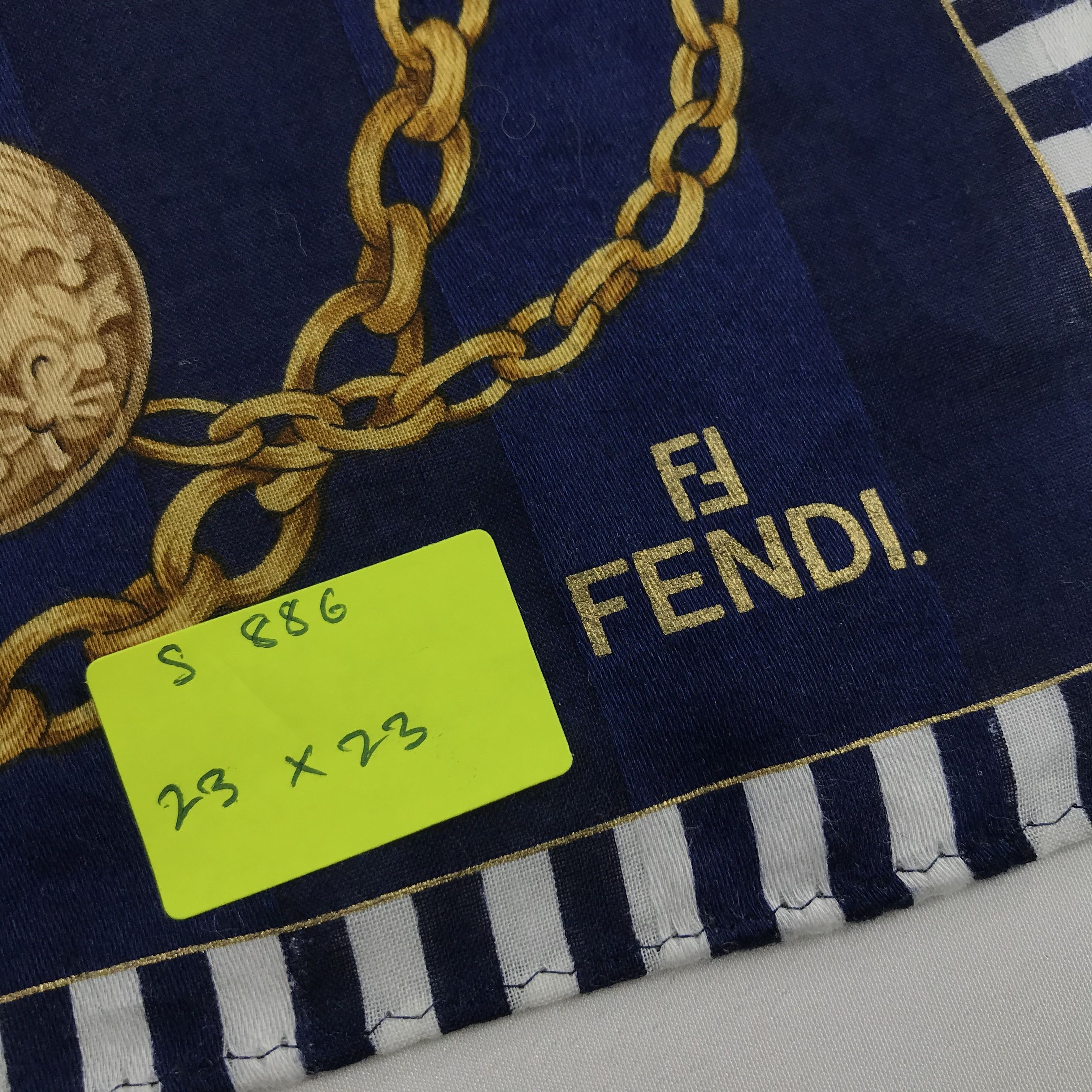 Vintage Vintage Fendi Bandana / Handkerchief / Neckerchief - S886 Size ONE SIZE - 5 Thumbnail