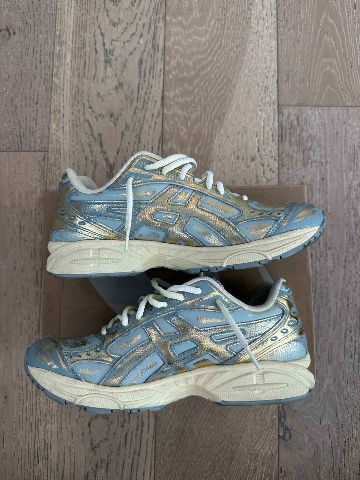 Asics ASICS Gel-Kayano 14 Pure Gold Cold Moss Size US 10 / EU 43 - 5 Thumbnail