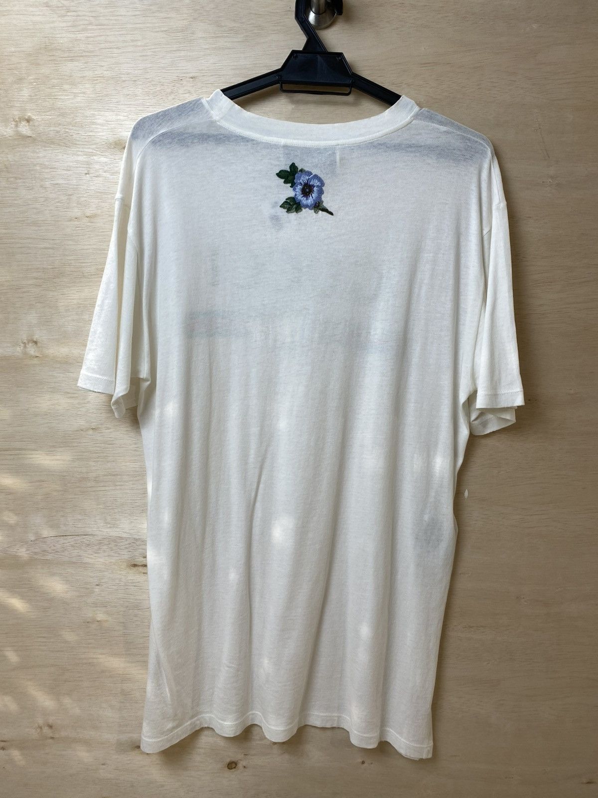 Gucci Gucci Logo Floral Embroidered Tee Size M Size US M / EU 48-50 / 2 - 2 Thumbnail