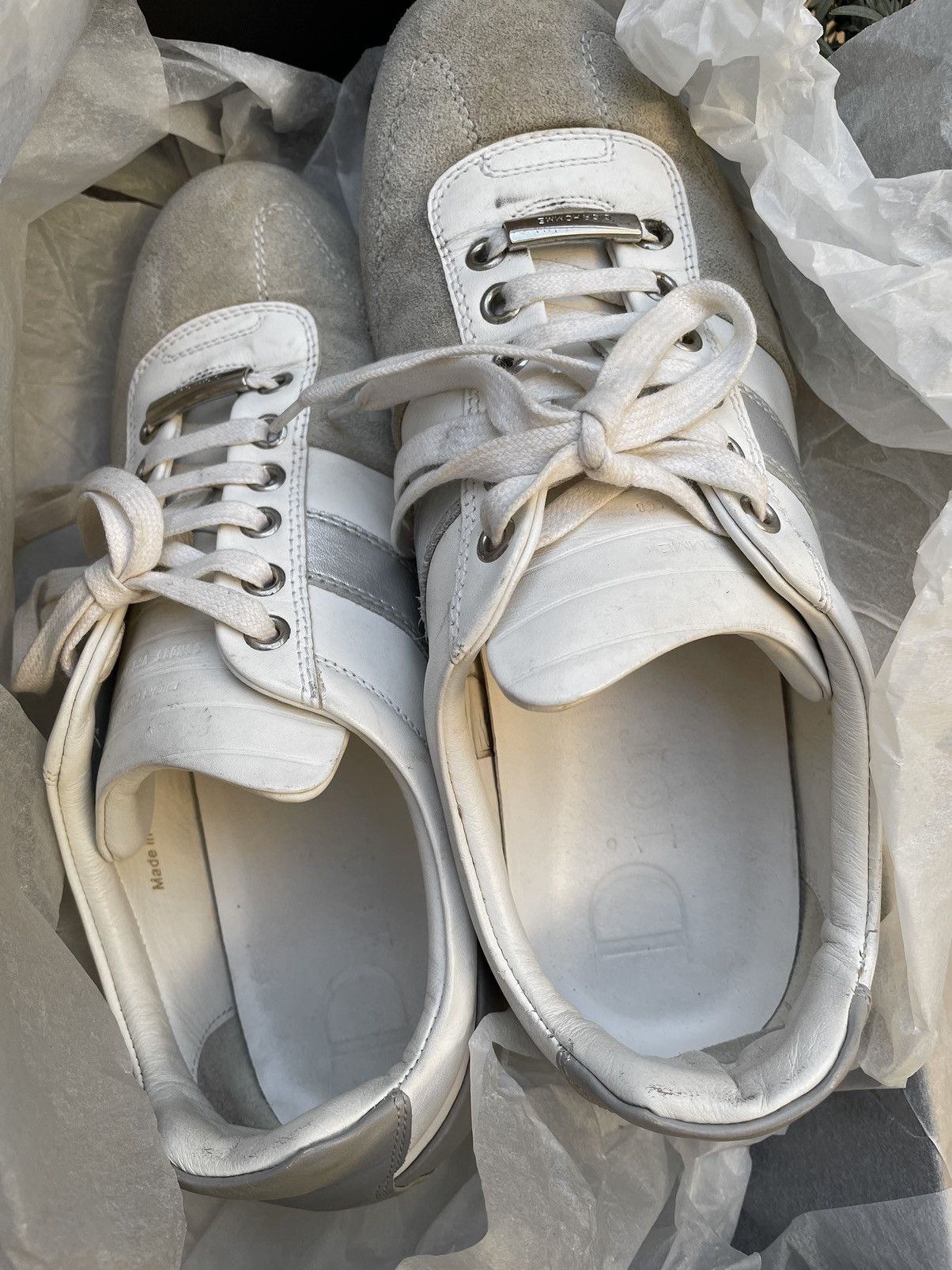 Dior × Hedi Slimane Dior Homme Hedi Slimane Archive Low Top Sneakers In Box Size US 7.5 / EU 40-41 - 8 Thumbnail