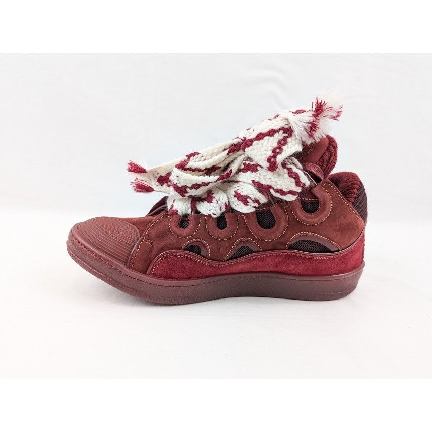 Lanvin o1rshd1 Curb Sneakers in Burgandy Size US 11 / EU 44 - 8 Thumbnail