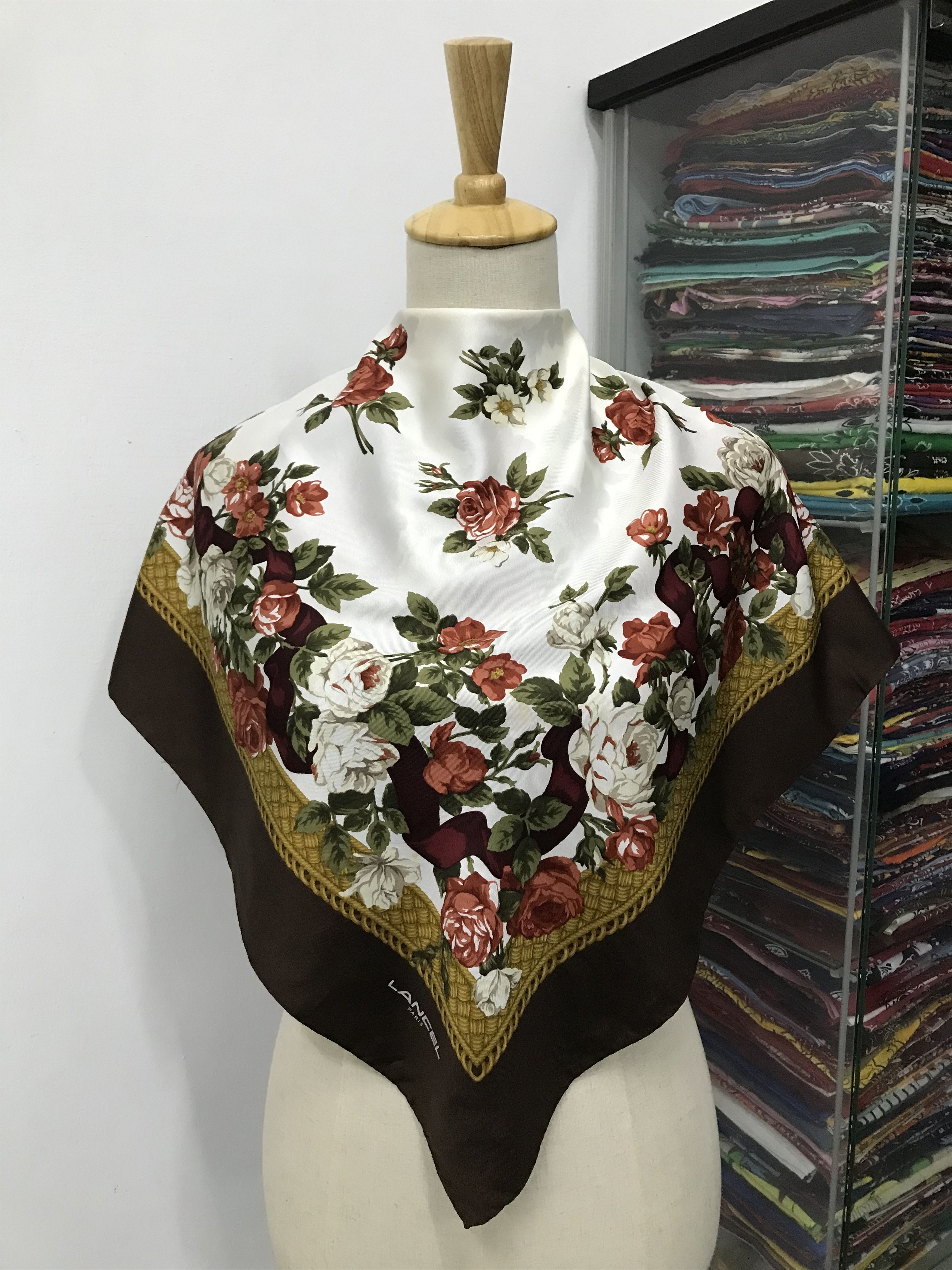 Lancel Vintage Lancel silk Scarf Size ONE SIZE - 1 Thumbnail