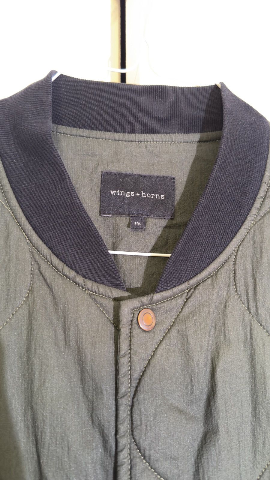 Wings + Horns Combat Quilted Bomber Jacket Size US M / EU 48-50 / 2 - 2 Thumbnail