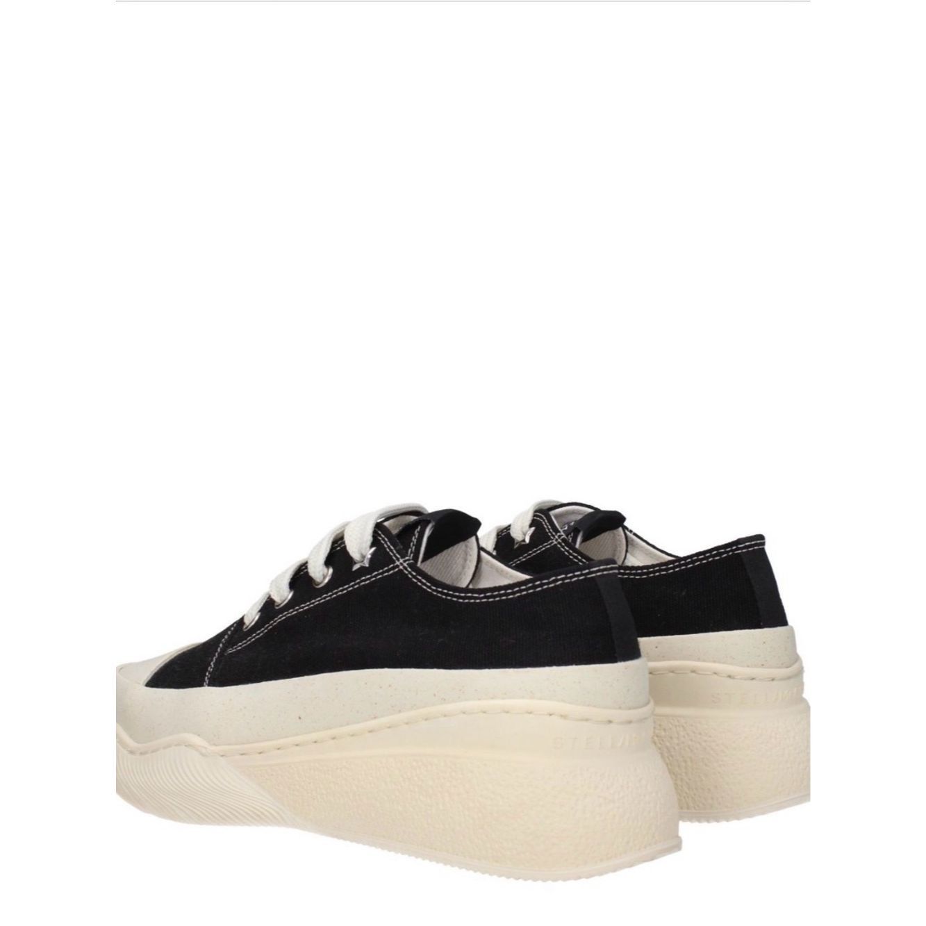Stella McCartney Stella McCartney Loop Platform Sneakers EU 37 Black White V Size US 7 / IT 37 - 3 Thumbnail