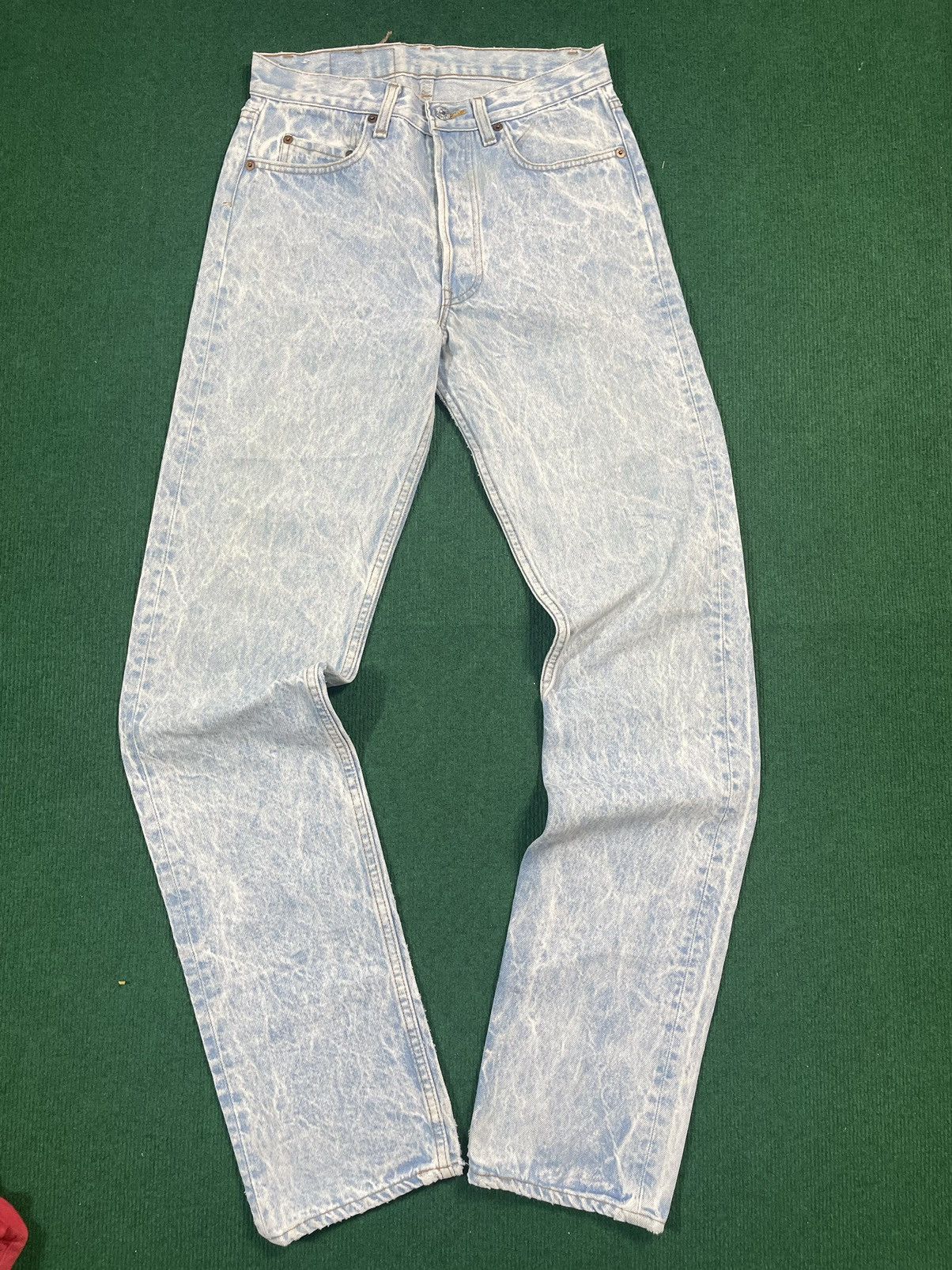 Levi's Vintage Levis 501 Acid Wash 90s Size US 29 - 2 Thumbnail