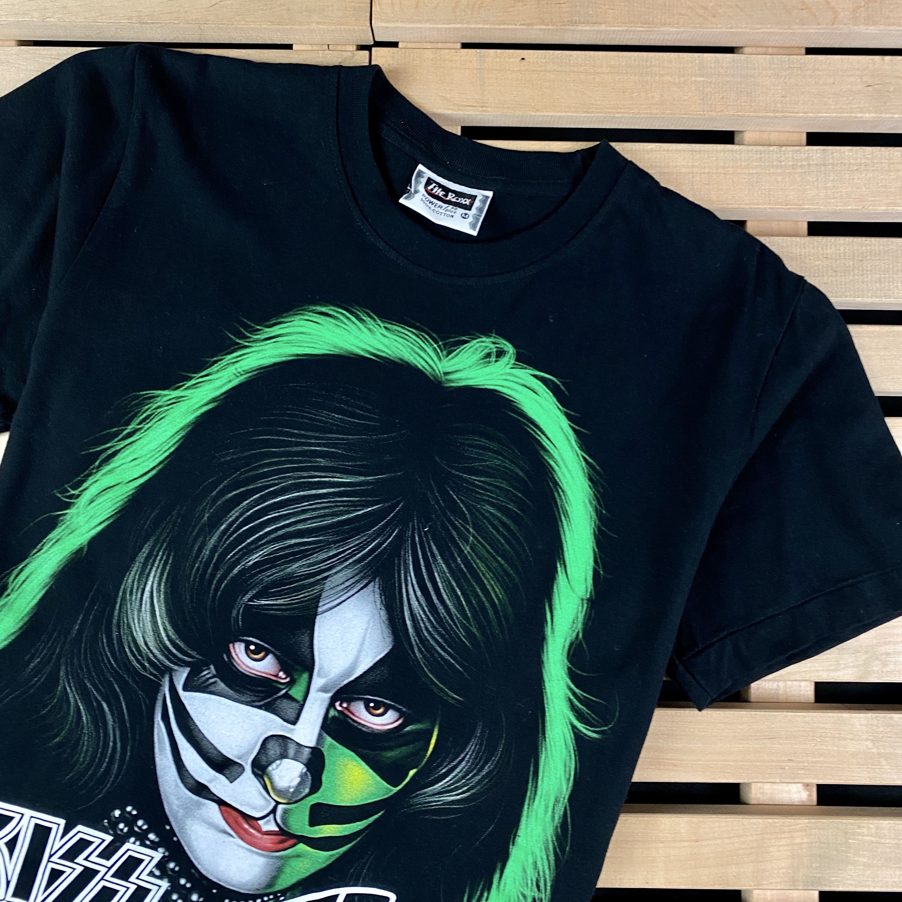 KISS × Vintage Mens Vintage T-Shirt Kiss Peter Criss Size M Size US M / EU 48-50 / 2 - 2 Thumbnail