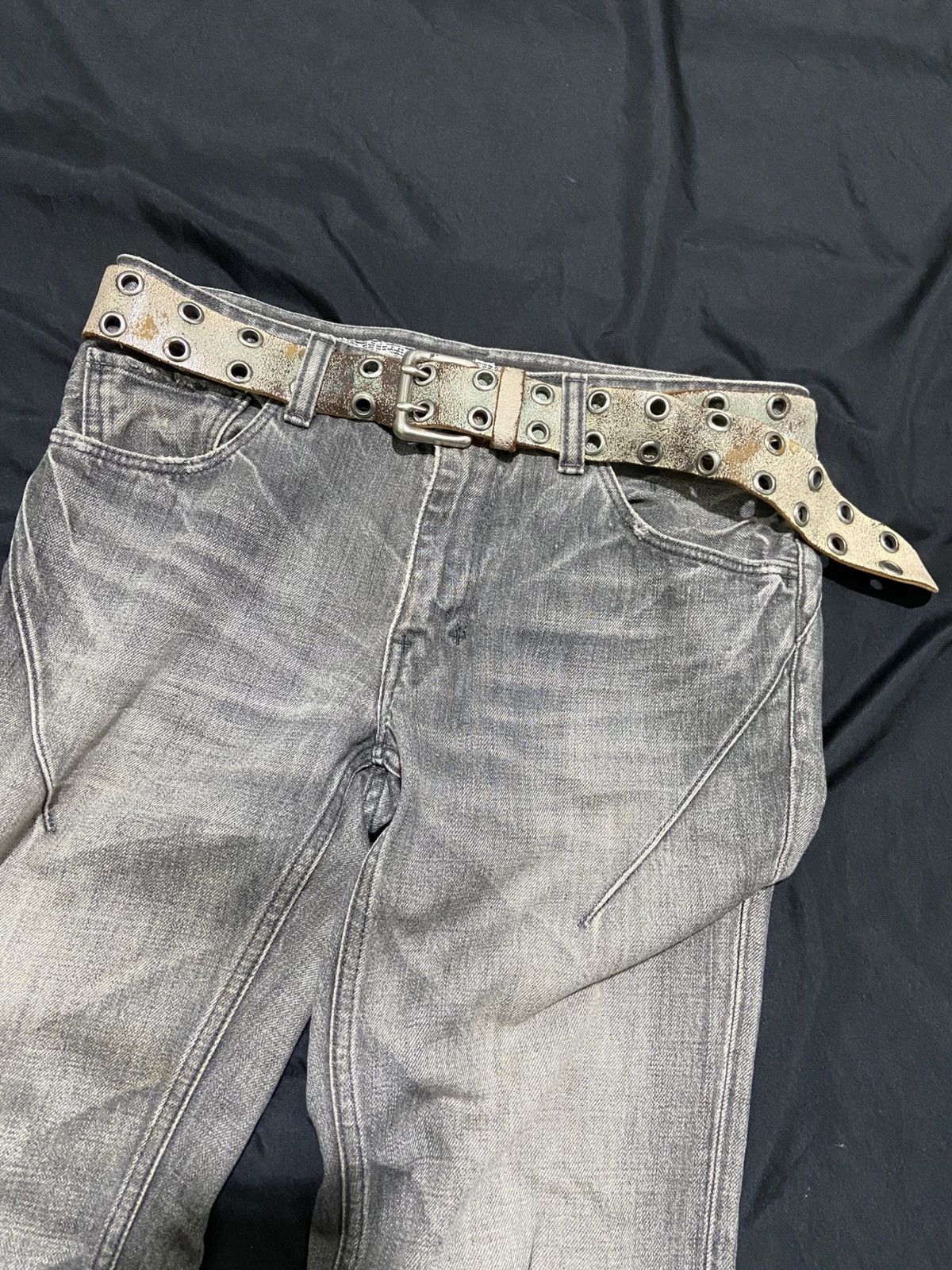 Japanese Brand JAPANESE PUNK DISTRESSED UKNOWN BRAND L.G.B STYLE BELT Size ONE SIZE - 2 Thumbnail