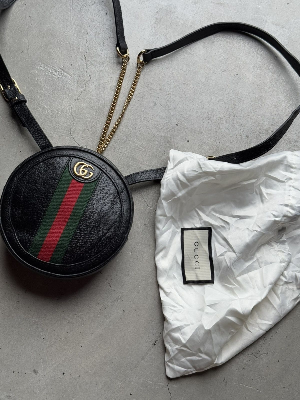 Gucci Gucci Black Ophidia Mini Backpack Size ONE SIZE - 6 Thumbnail