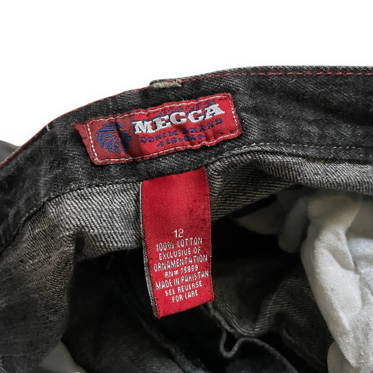 Japanese Brand ORIGINAL VINTAGE BAGGY V2K MECCA BRANDY DENIM (27×35) Size US 27 - 6 Thumbnail