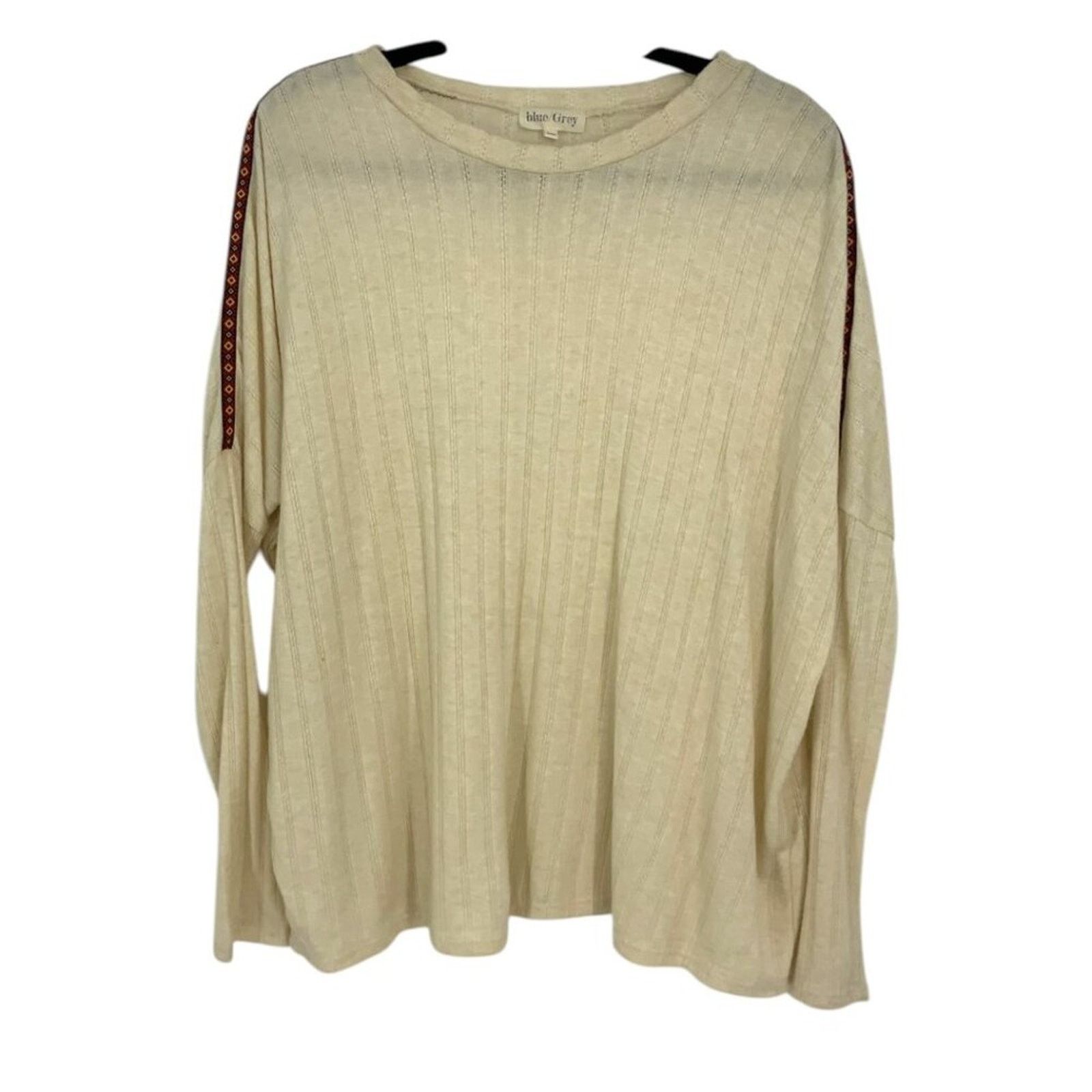 Other BlueGrey Woven Trim Dolman Top Sz Small Medium NWOT $88 MSRP Size M / US 6-8 / IT 42-44 - 3 Thumbnail